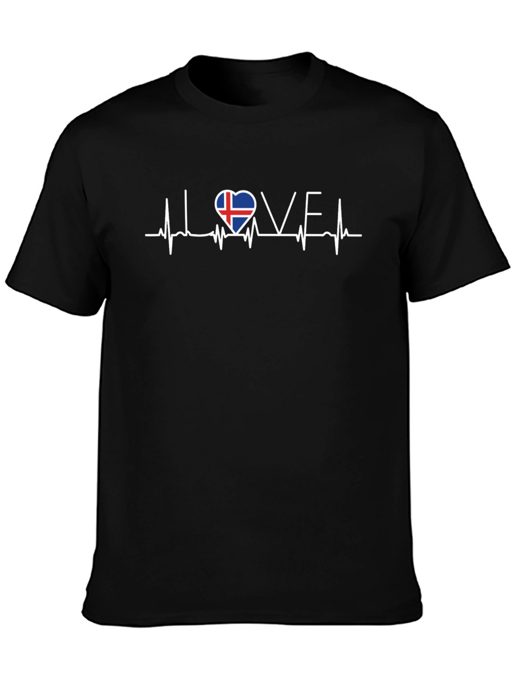 Icelandic Love Heartbeat T-Shirt