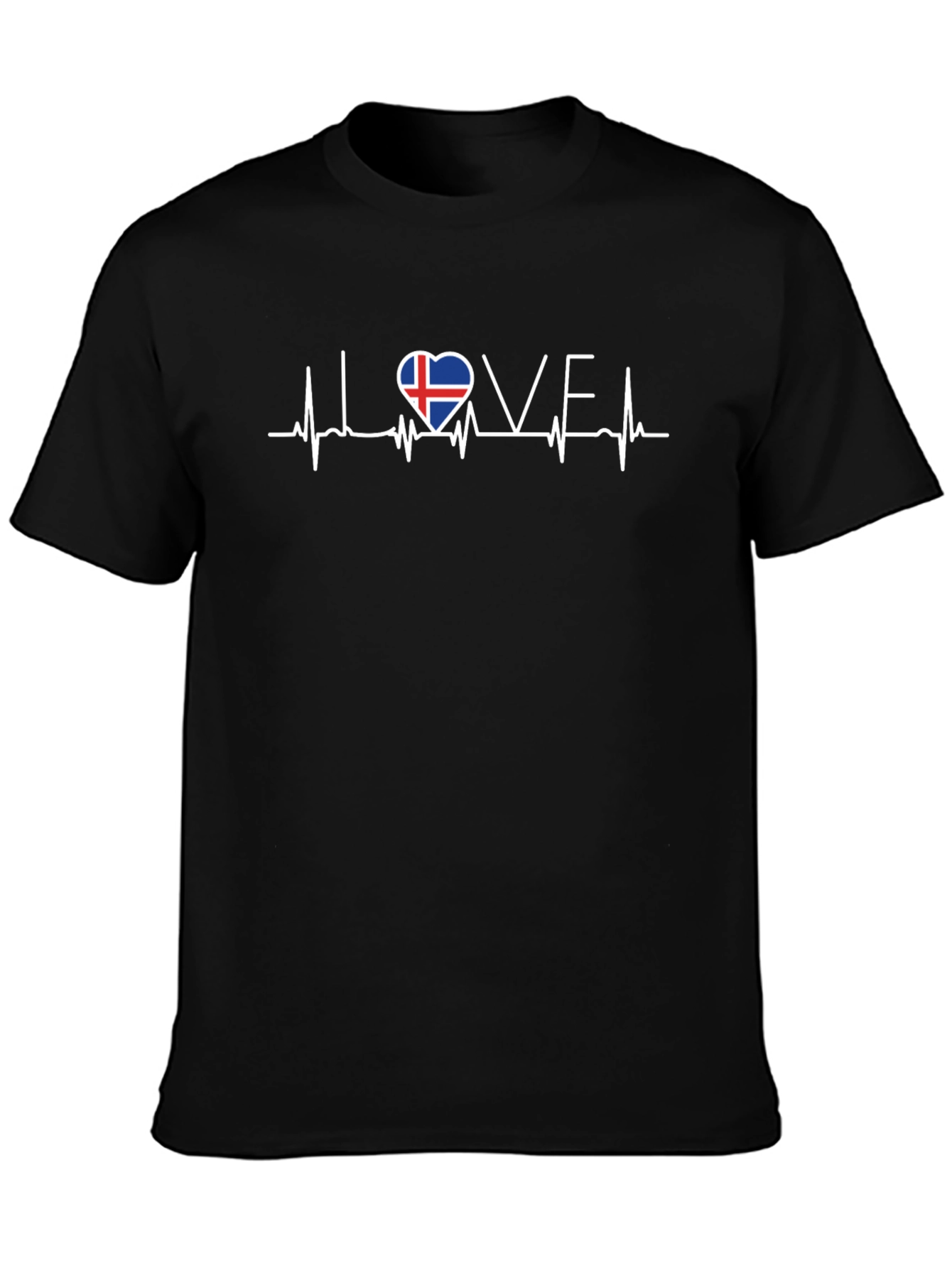 Icelandic Love Heartbeat T-Shirt