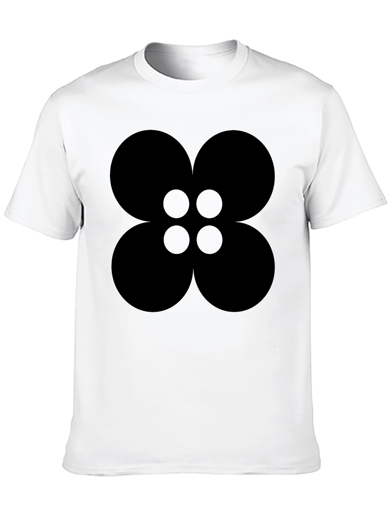 Abstract Flower T-Shirt - Modern Geometric Design