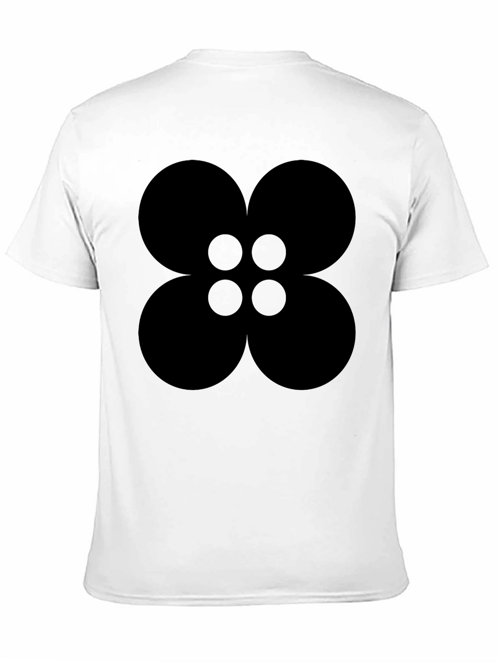 Abstract Flower T-Shirt - Modern Geometric Design