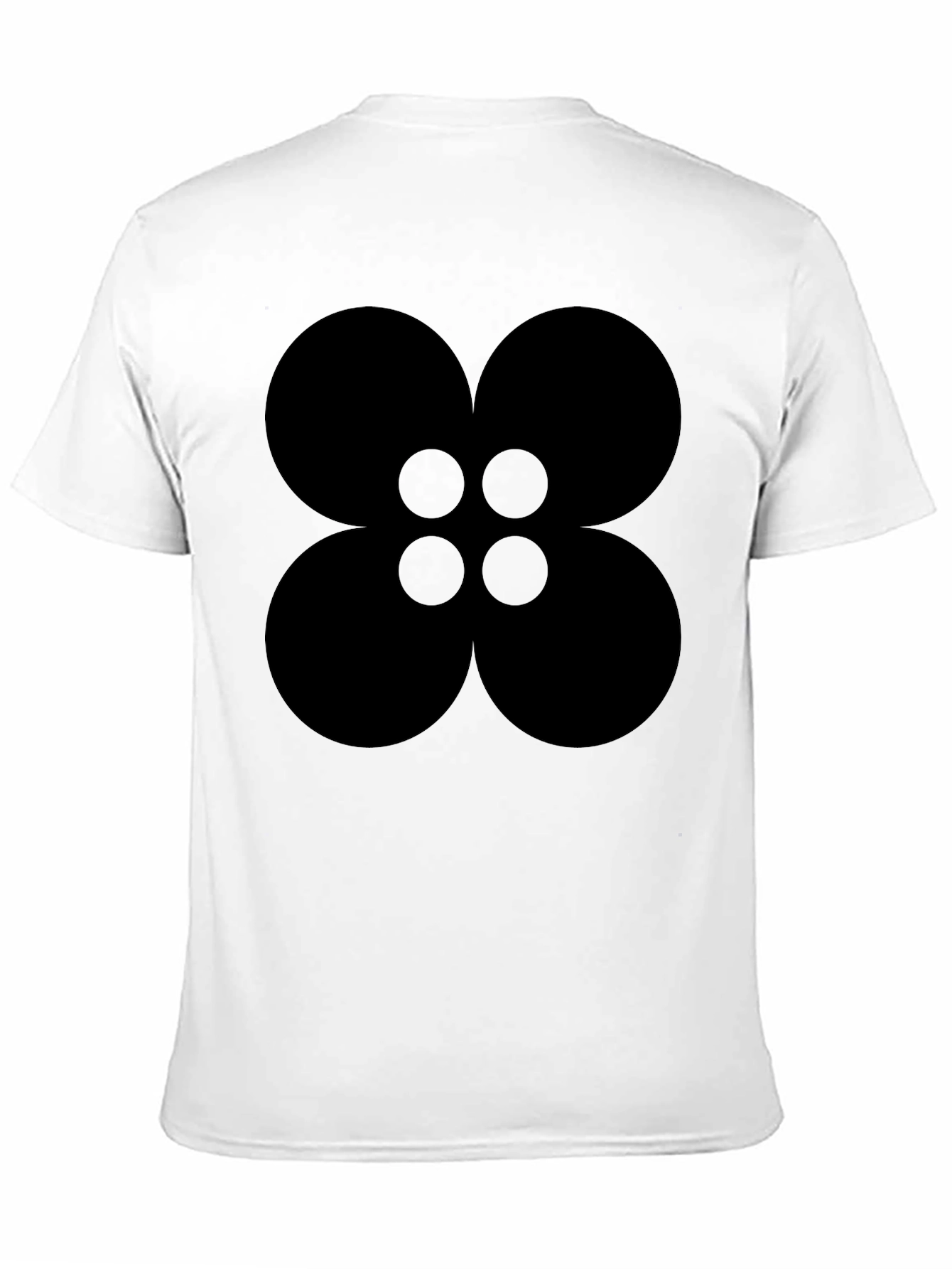 Abstract Flower T-Shirt - Modern Geometric Design