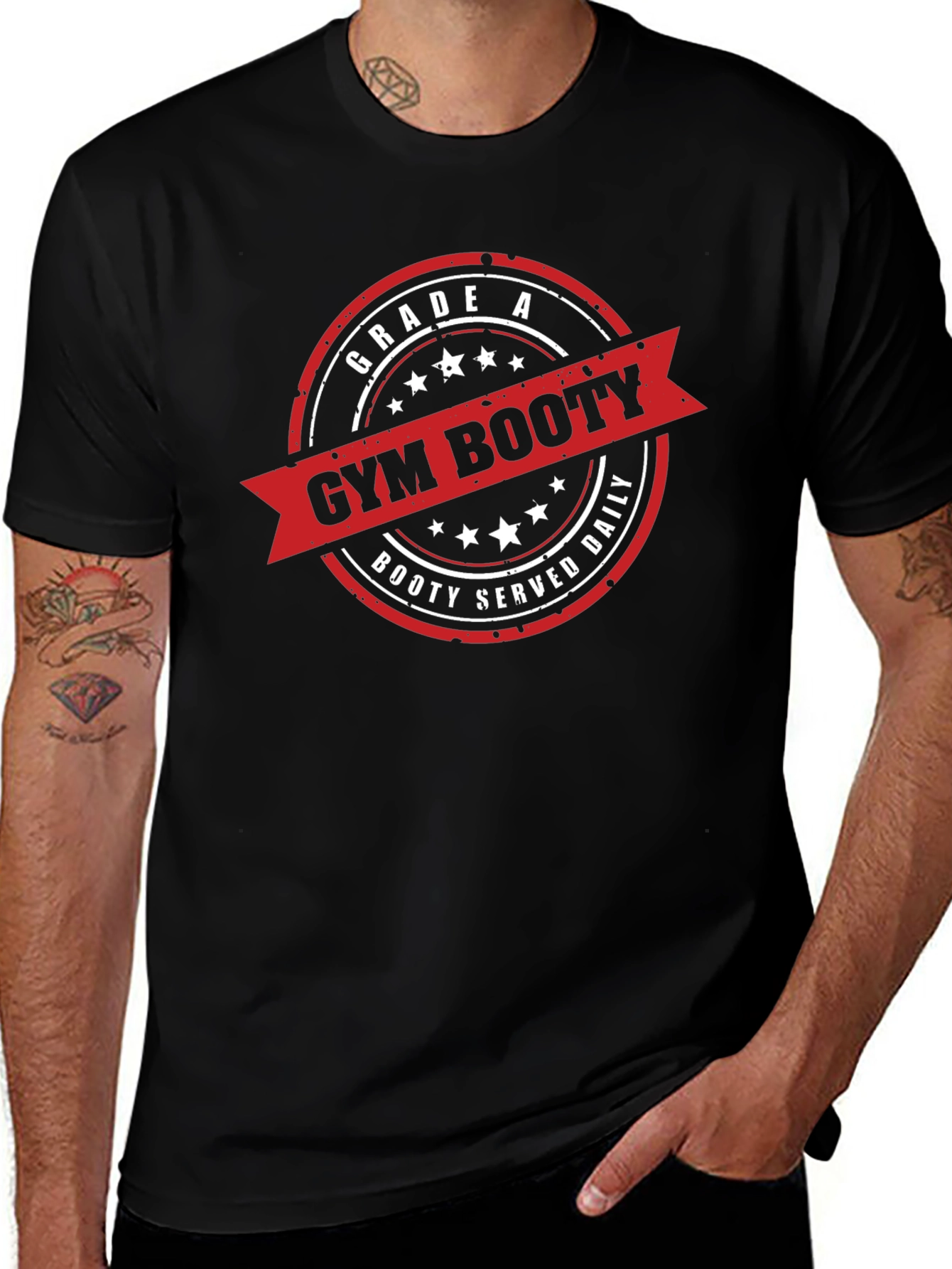 Gym Booty T-Shirt - Grade A Booty Served Daily