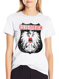 Austria Crest Graphic Tee - Black