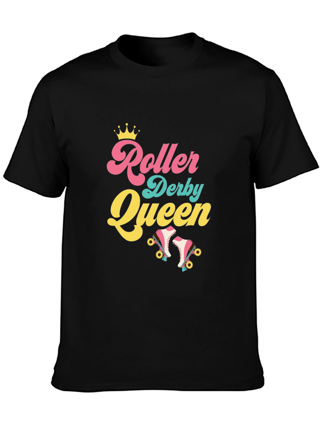 Roller Derby Queen Black T-Shirt