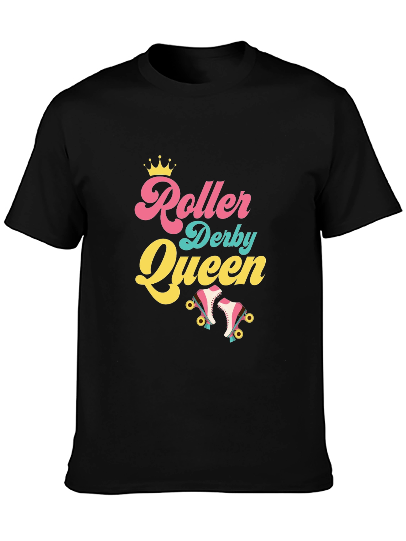 Roller Derby Queen Black T-Shirt