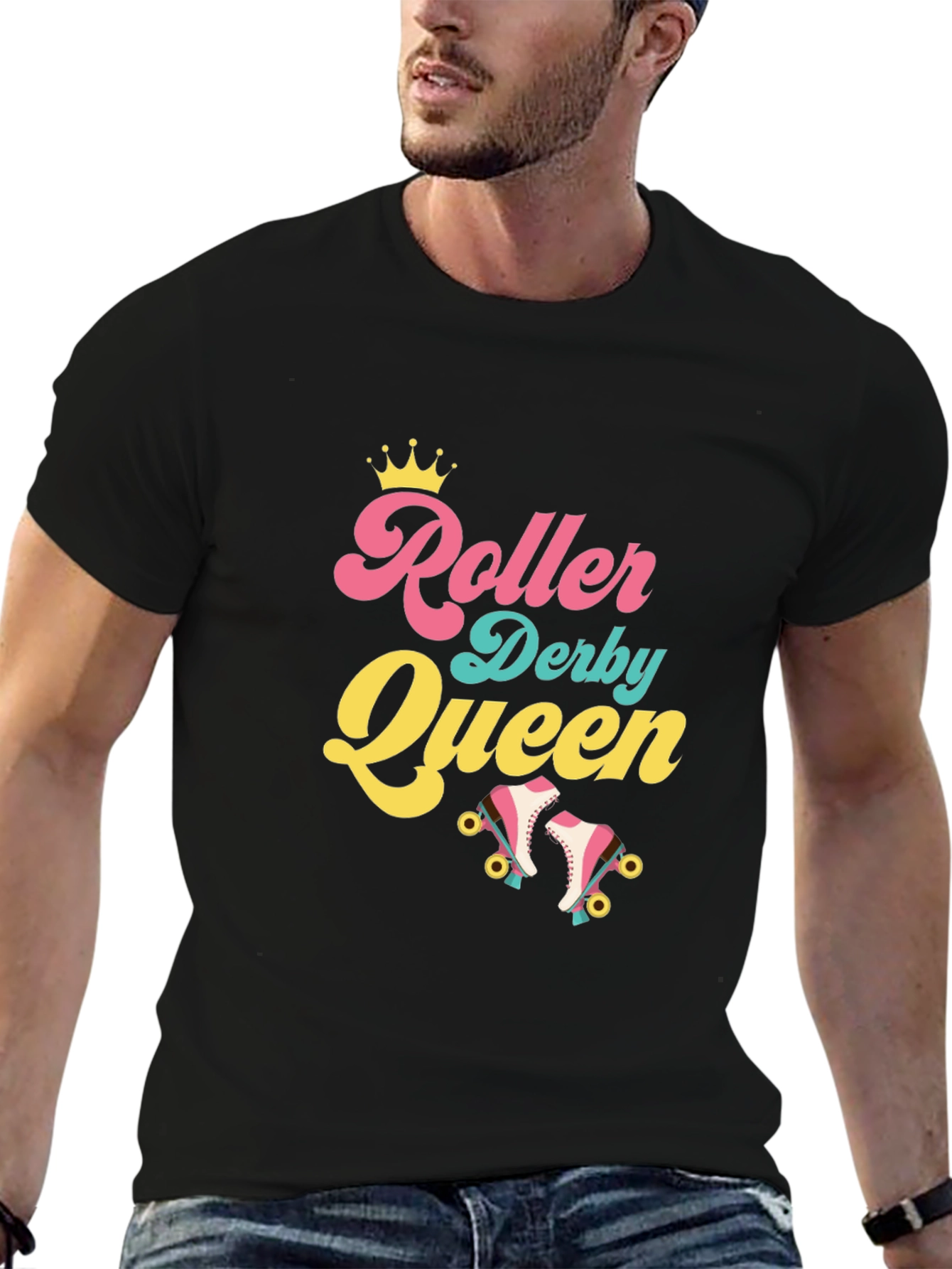 Roller Derby Queen Black T-Shirt