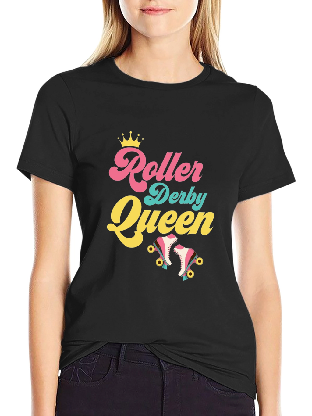 Roller Derby Queen Black T-Shirt