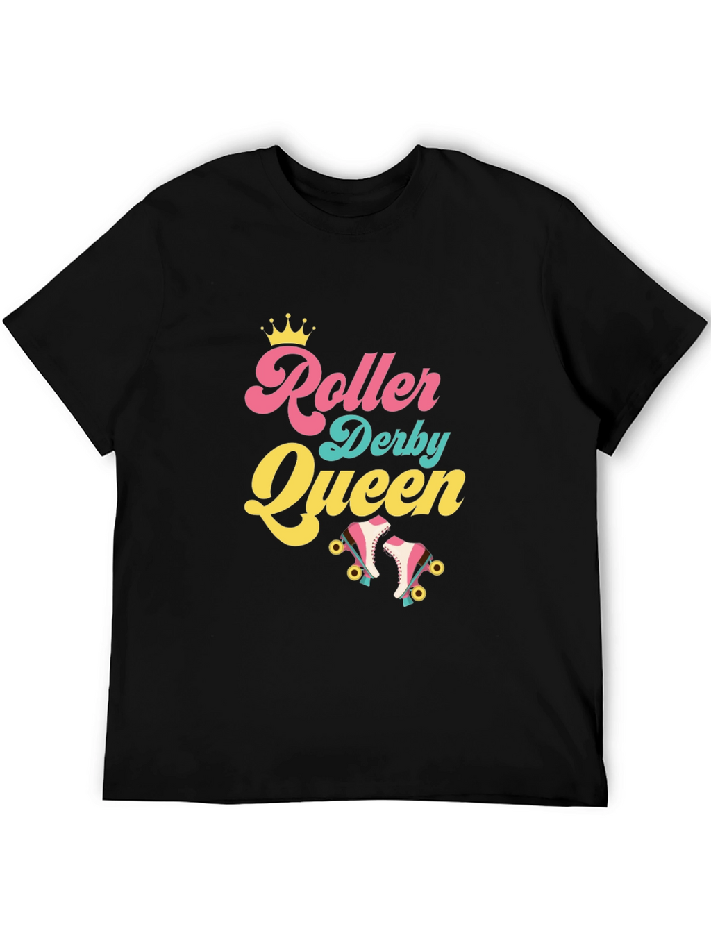 Roller Derby Queen Black T-Shirt