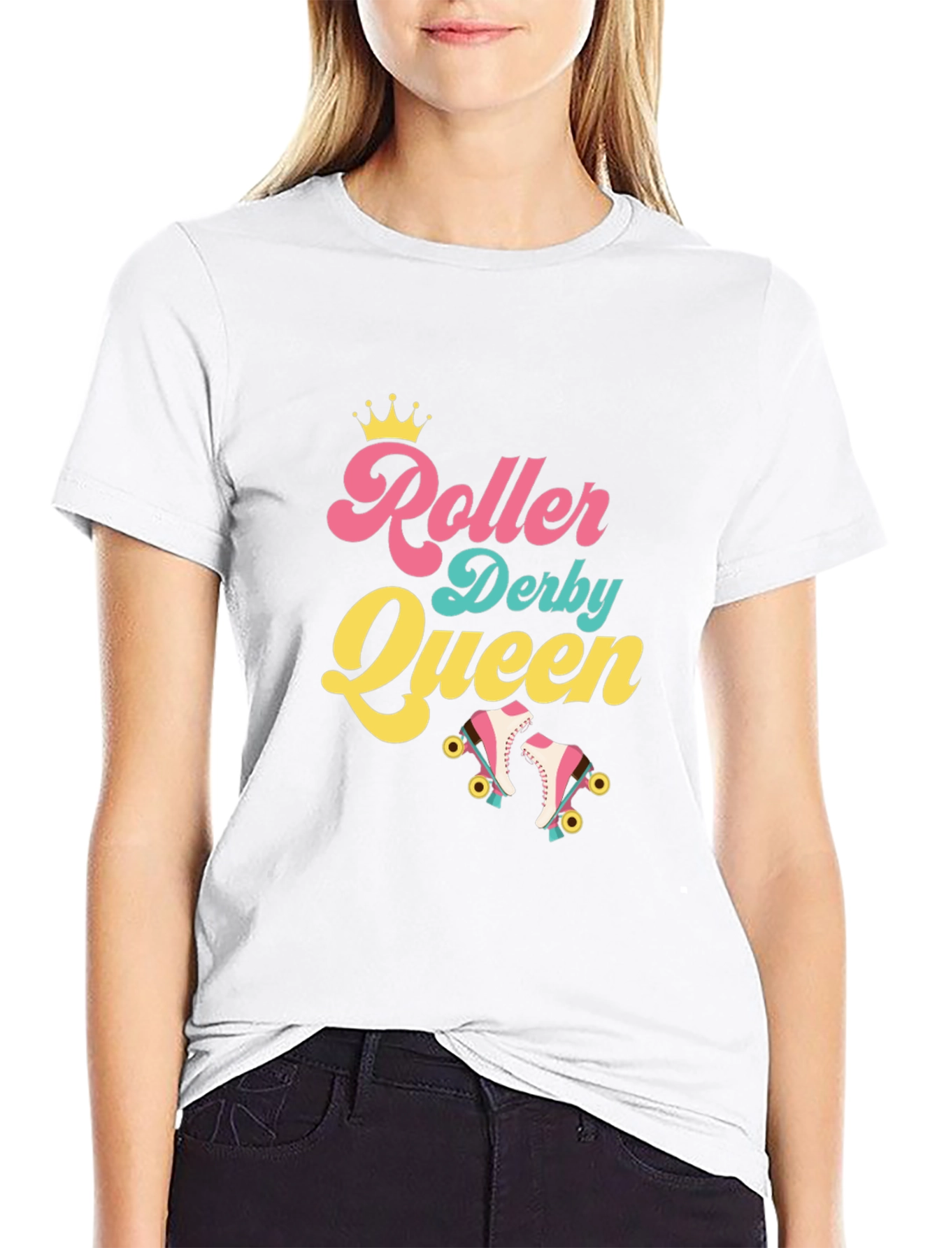 Roller Derby Queen Black T-Shirt