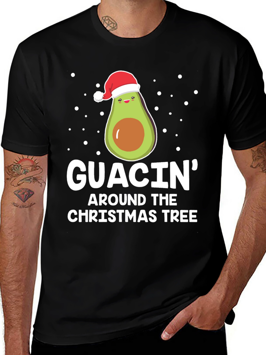 Guacin Around Christmas Tee