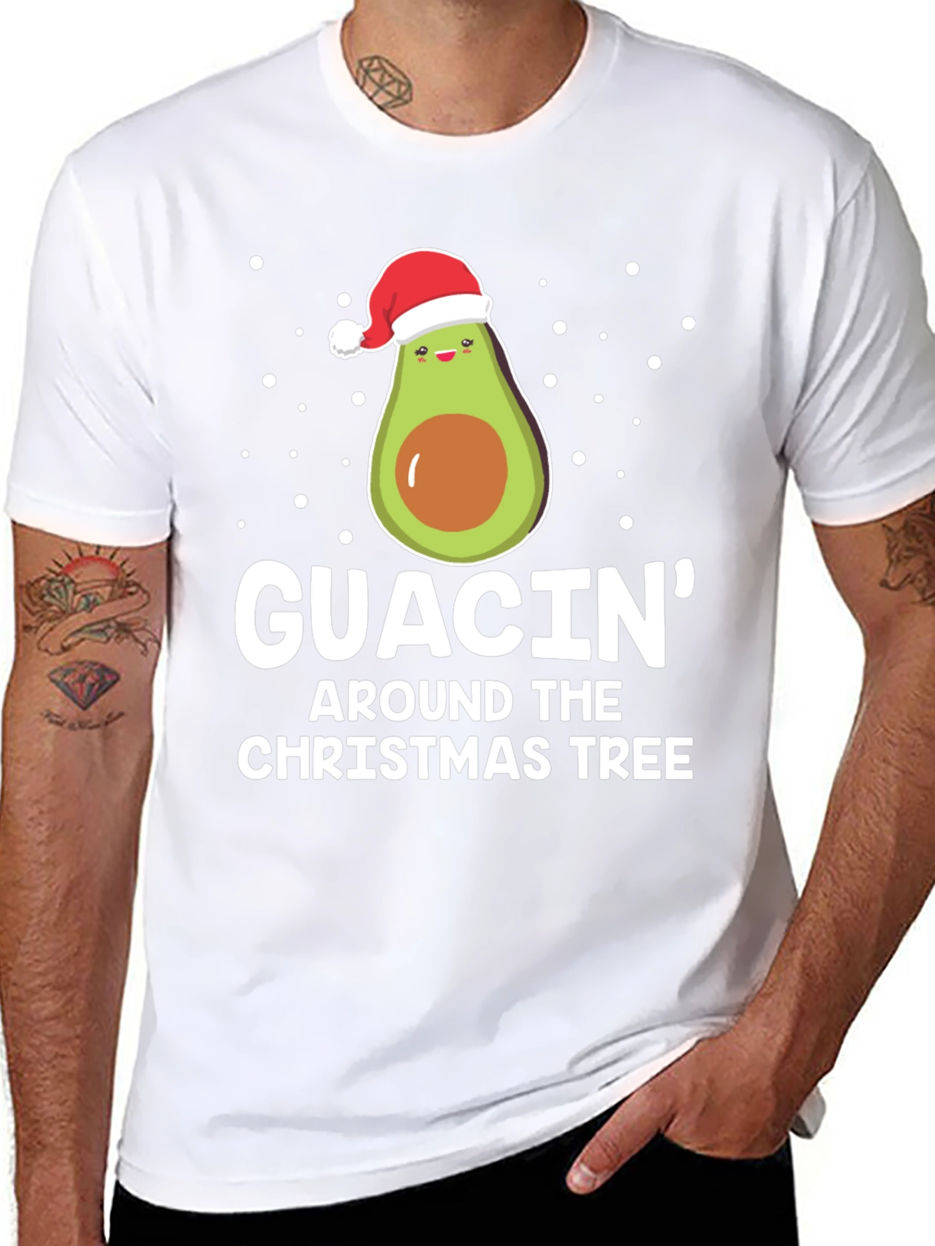 Guacin Around Christmas Tee