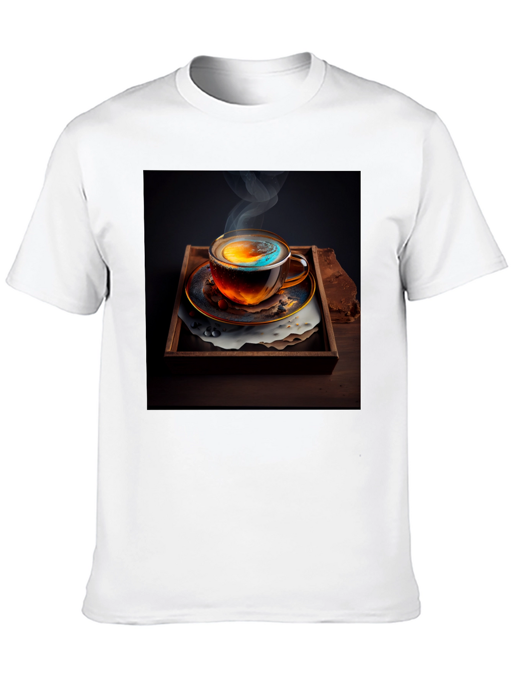 Galaxy Brew Tee - Unique Coffee Art Shirt