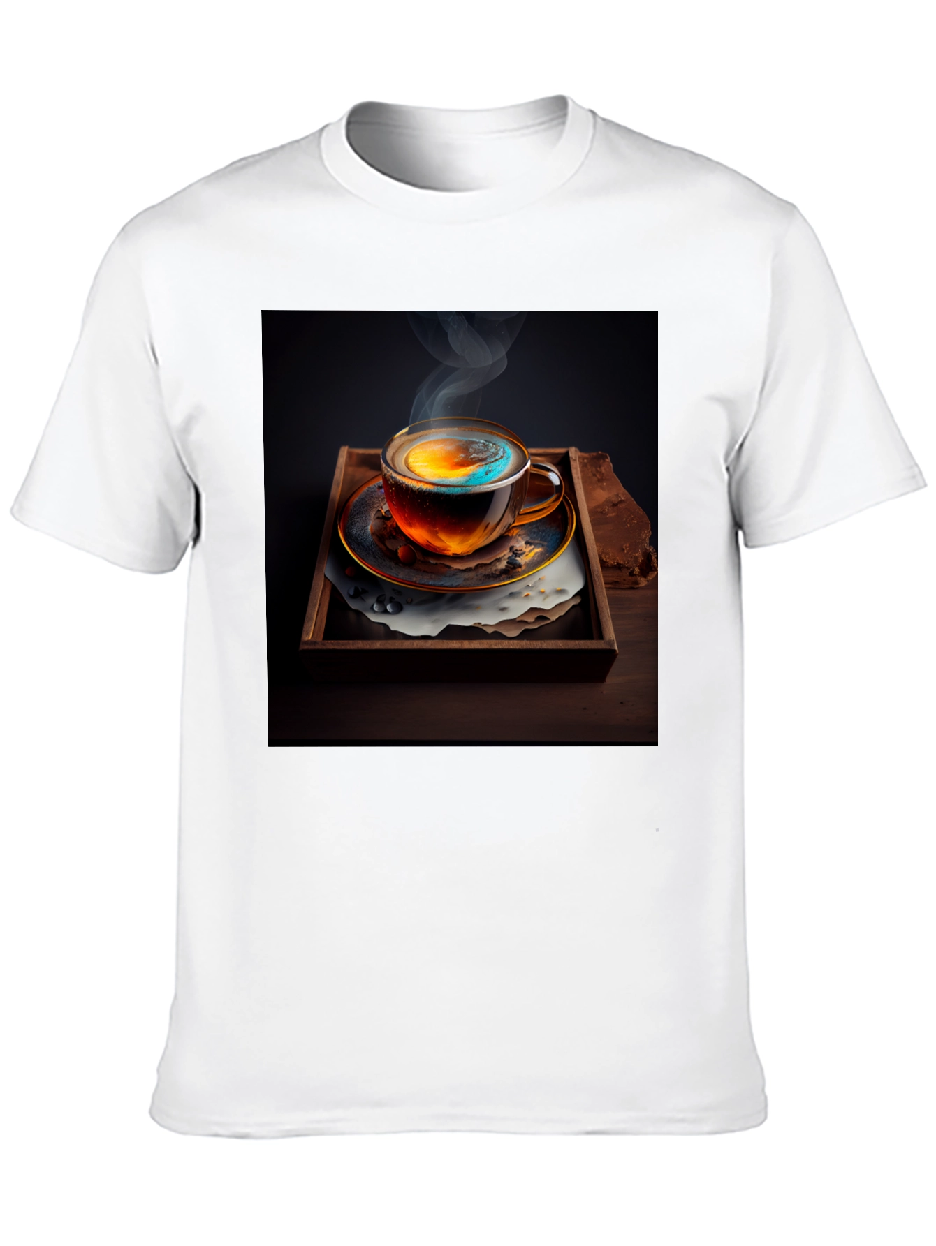 Galaxy Brew Tee - Unique Coffee Art Shirt