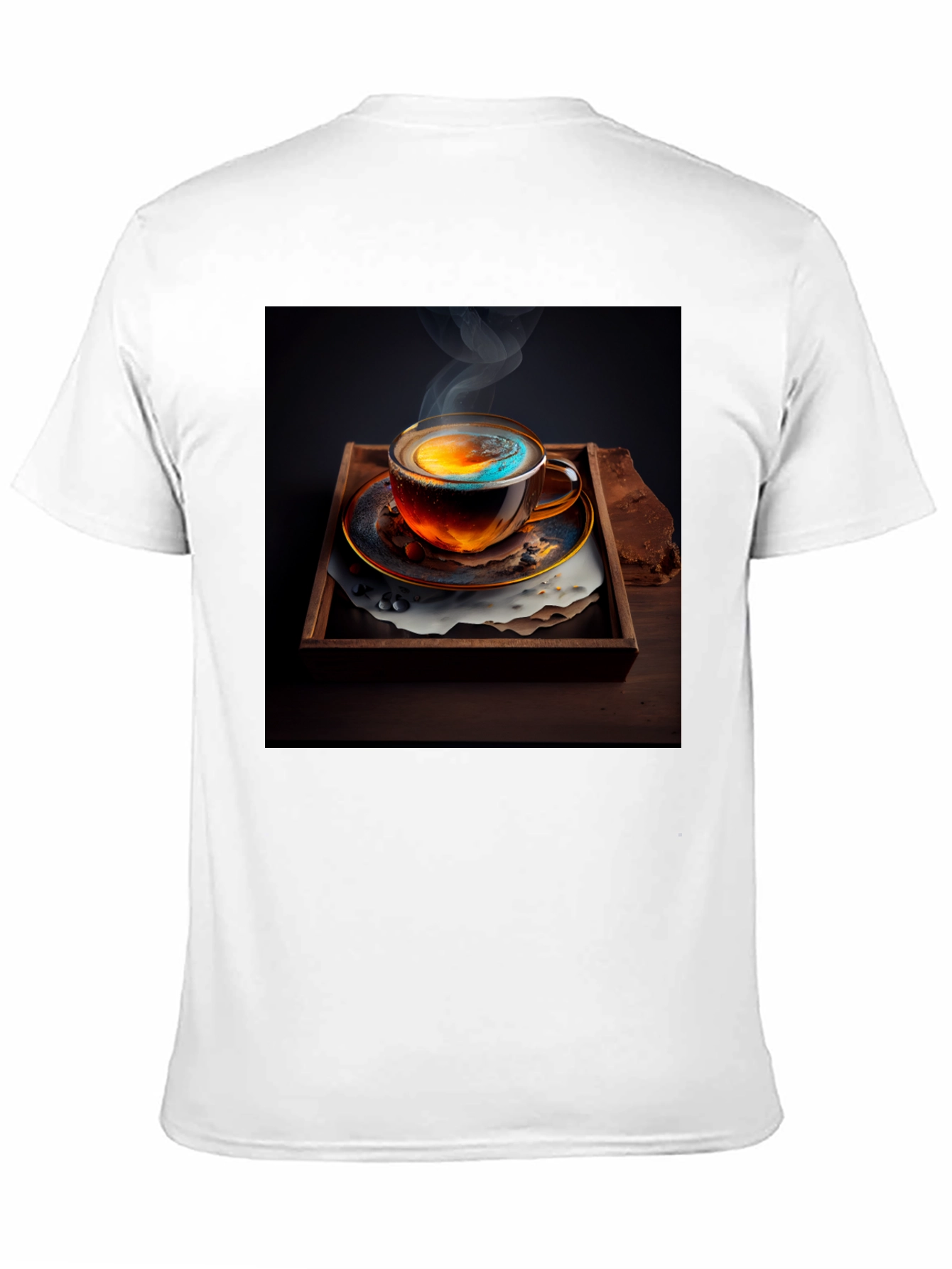 Galaxy Brew Tee - Unique Coffee Art Shirt