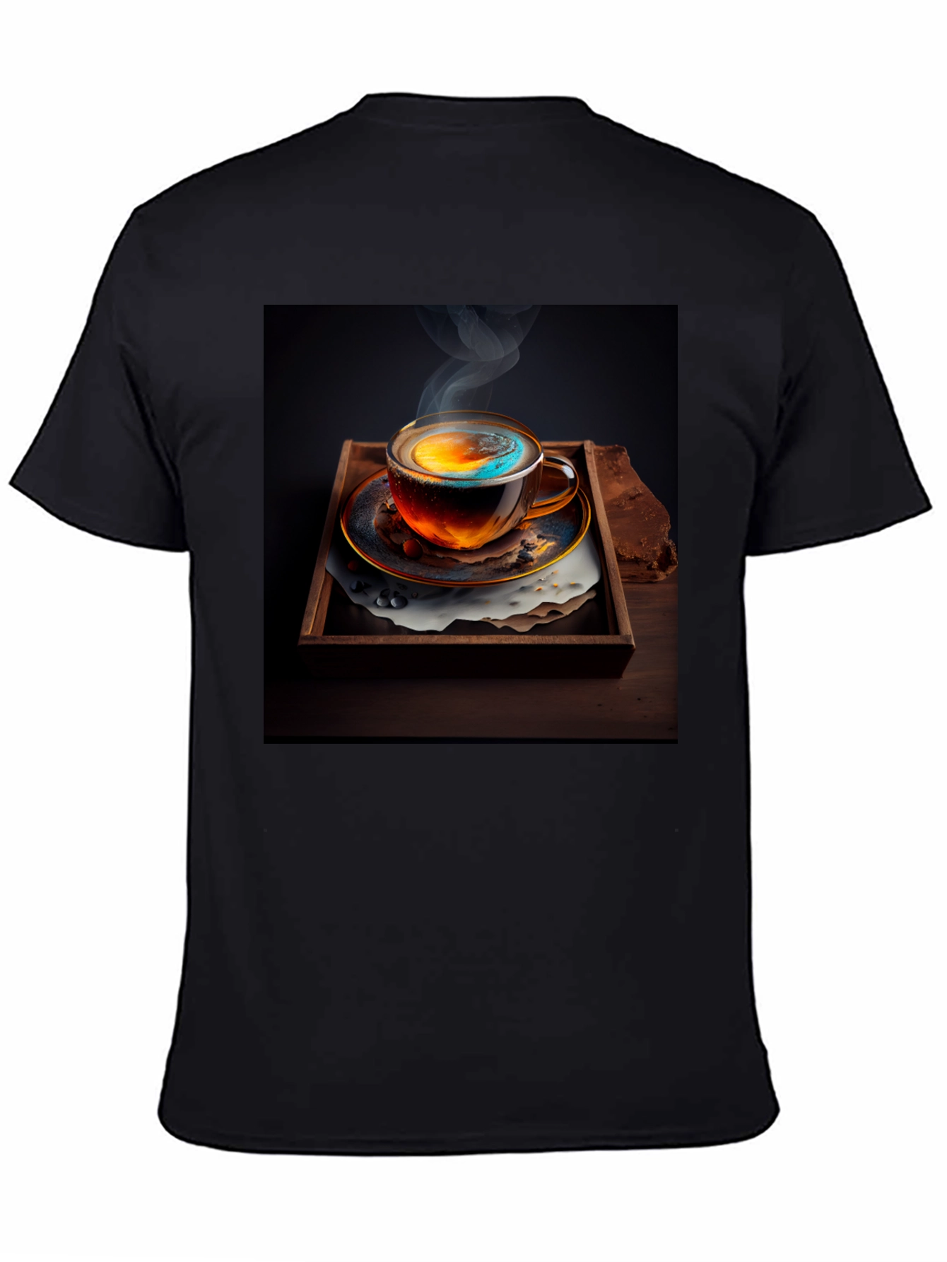 Galaxy Brew Tee - Unique Coffee Art Shirt