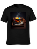 Galaxy Brew Tee - Unique Coffee Art Shirt