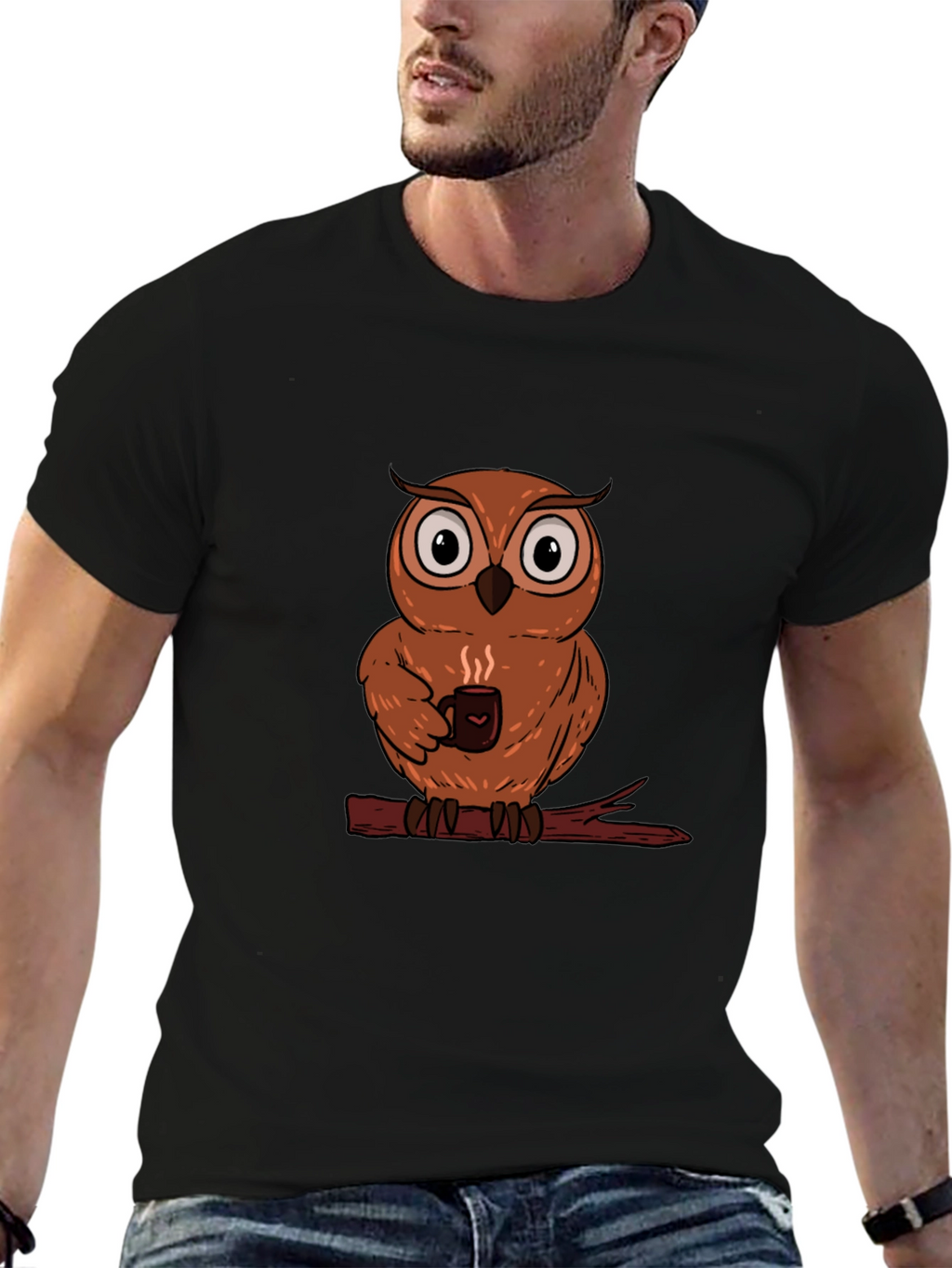 Owl Coffee Lover T-Shirt - Morning Brew