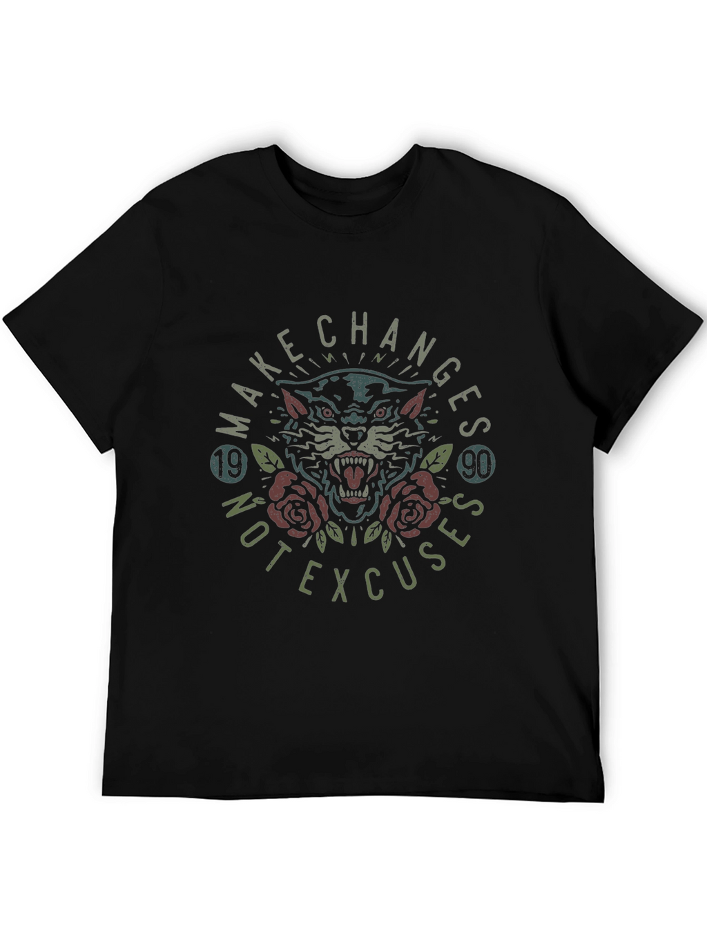 Make Changes Graphic Tee - Mens Black T-Shirt