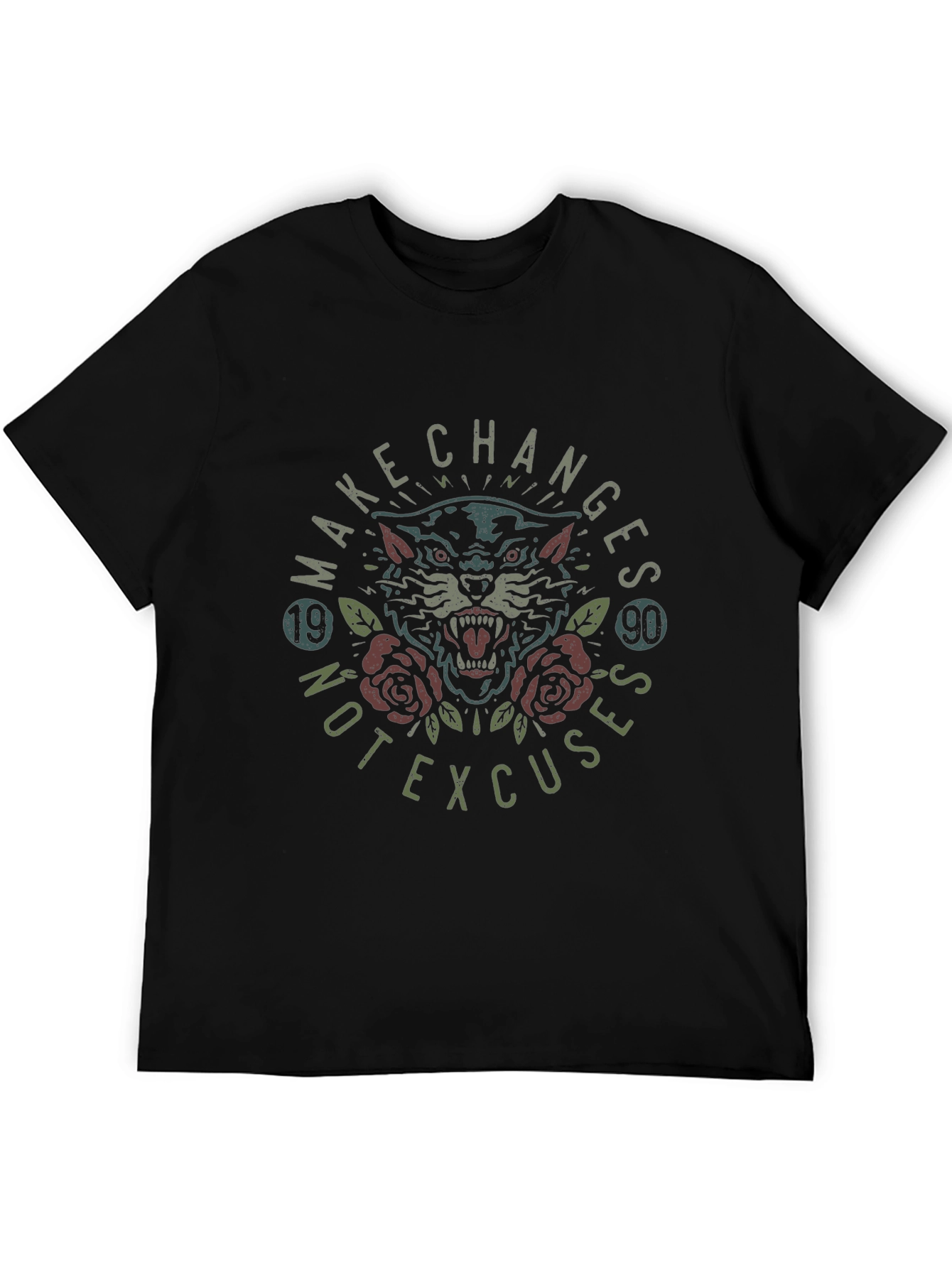 Make Changes Graphic Tee - Mens Black T-Shirt