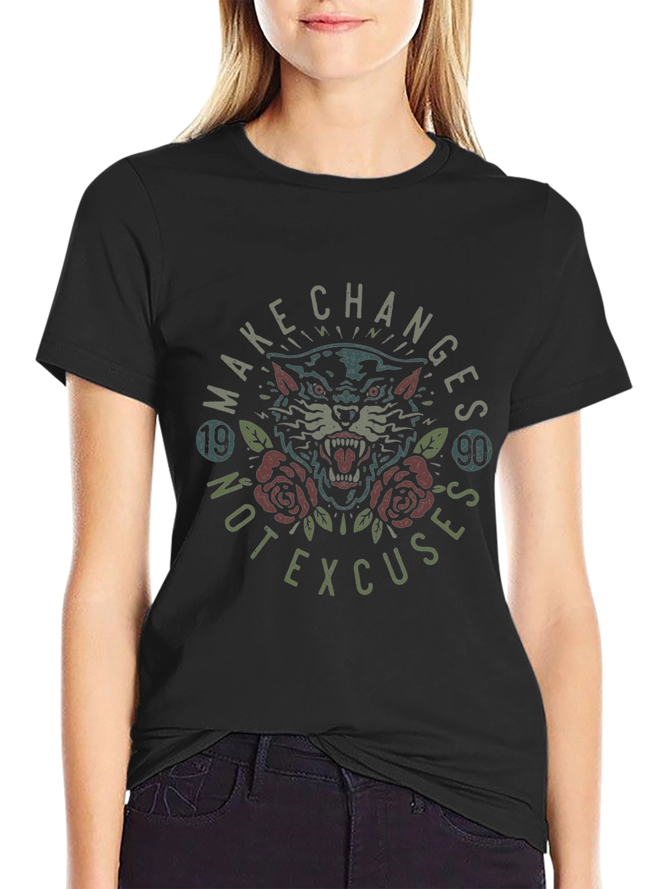 Make Changes Graphic Tee - Mens Black T-Shirt
