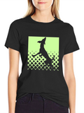 Dog Silhouette Graphic Tee - Mens Black T-Shirt