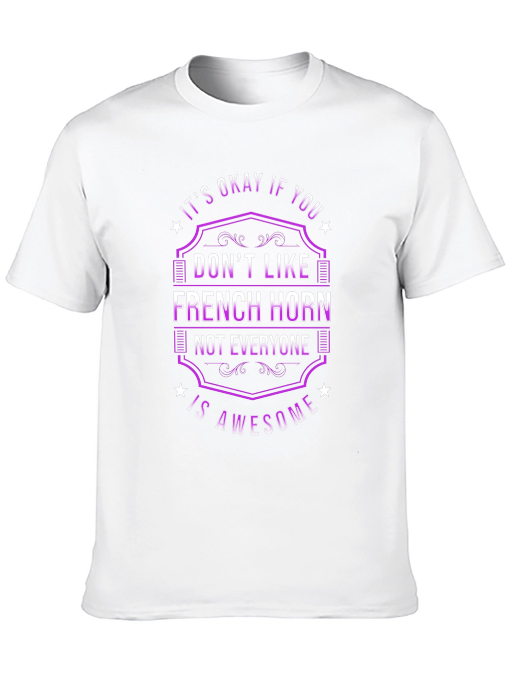 French Horn Awesome T-Shirt - Music Lover Tee