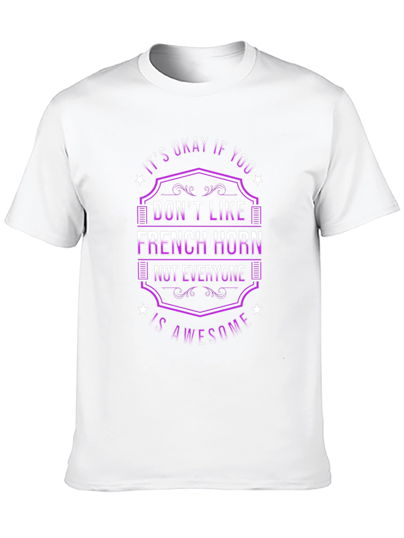 French Horn Awesome T-Shirt - Music Lover Tee