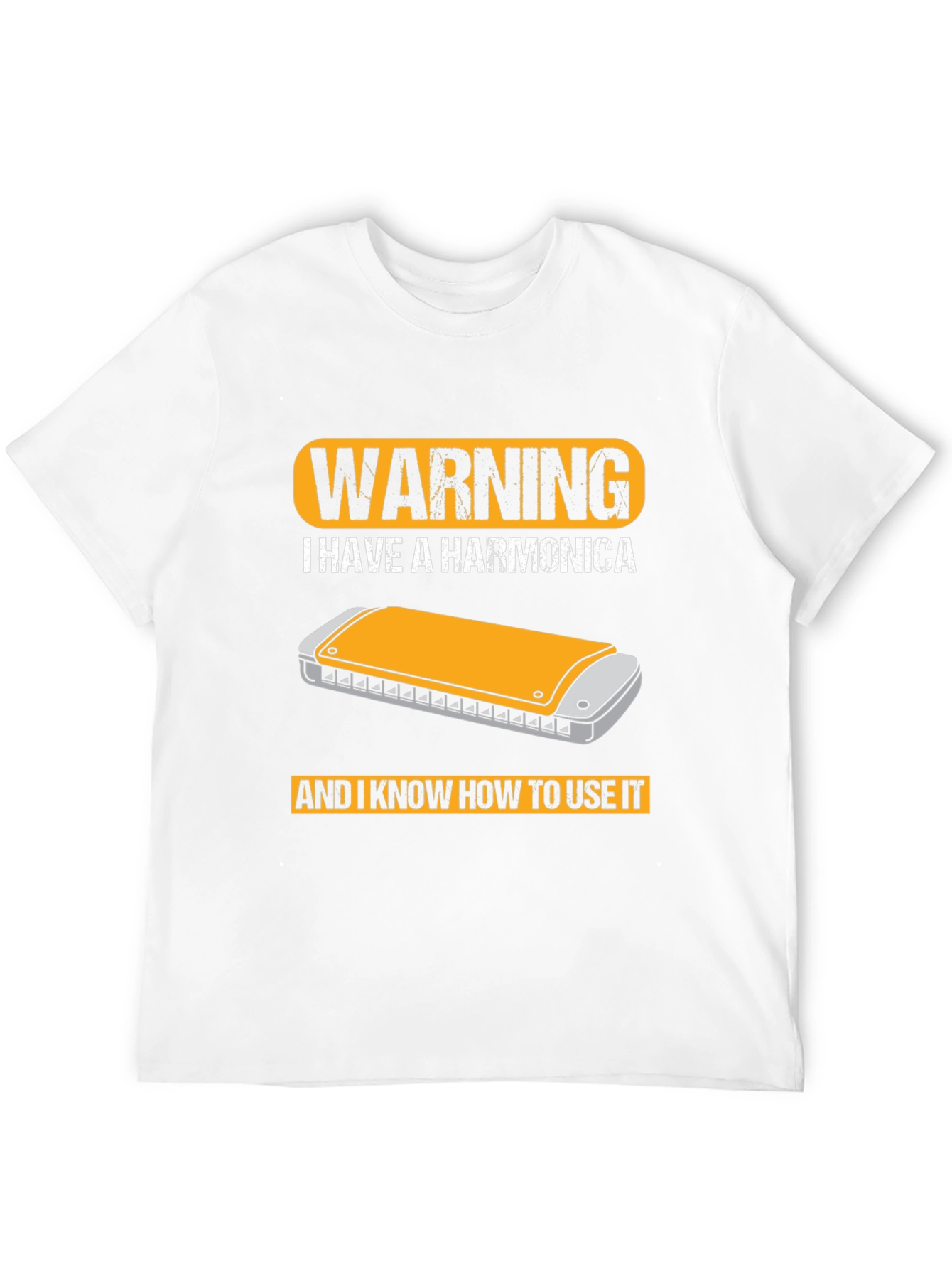 Warning Harmonica T-Shirt