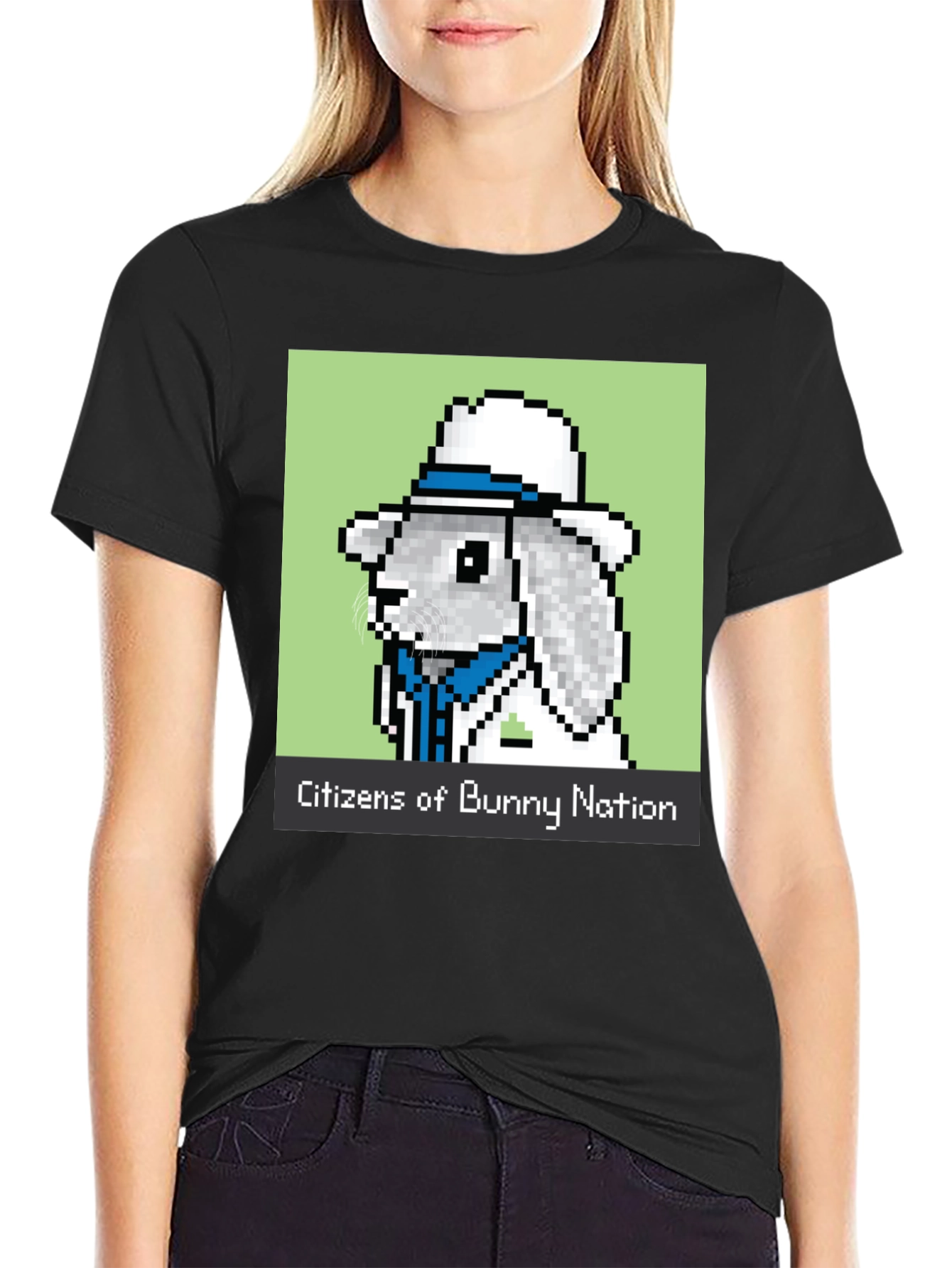 Citizens of Bunny Nation Black T-Shirt
