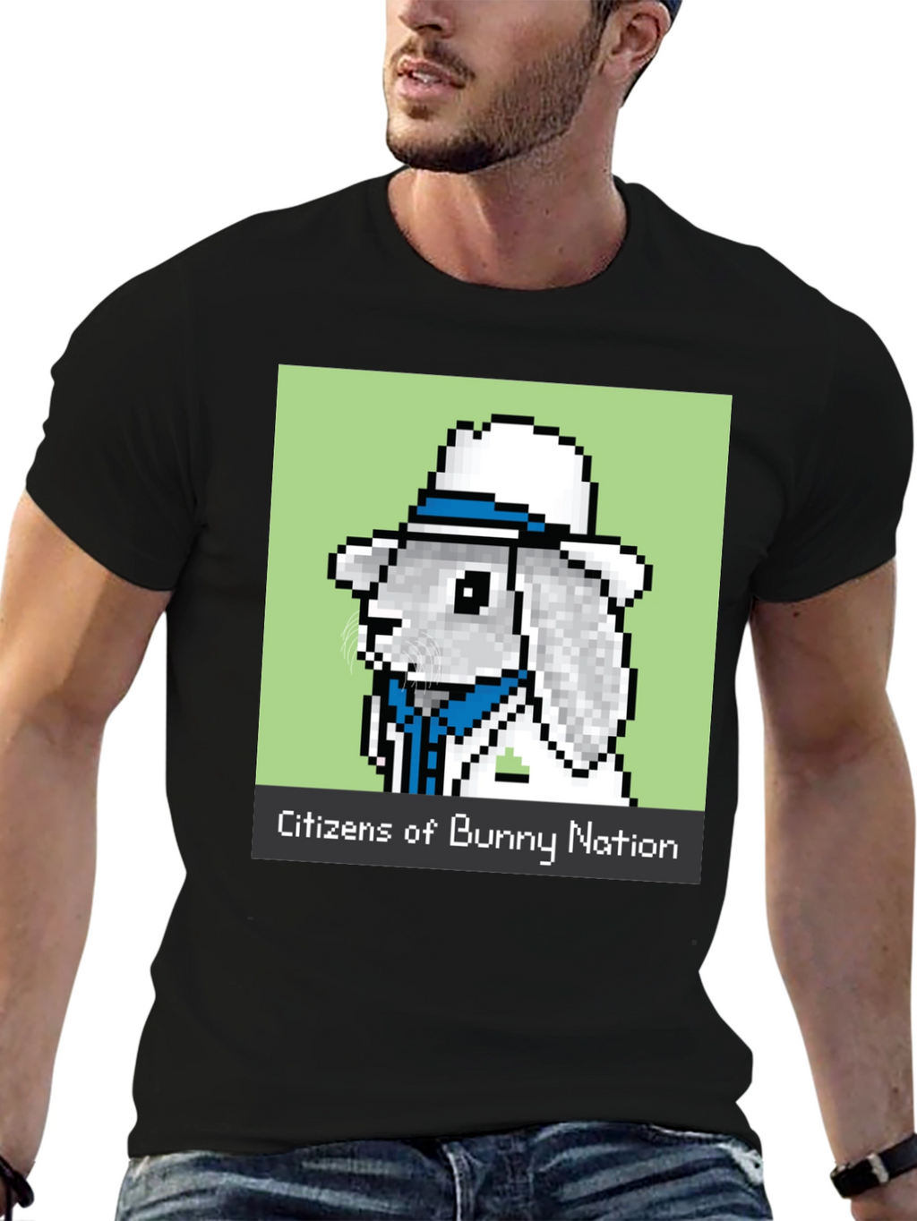 Citizens of Bunny Nation Black T-Shirt