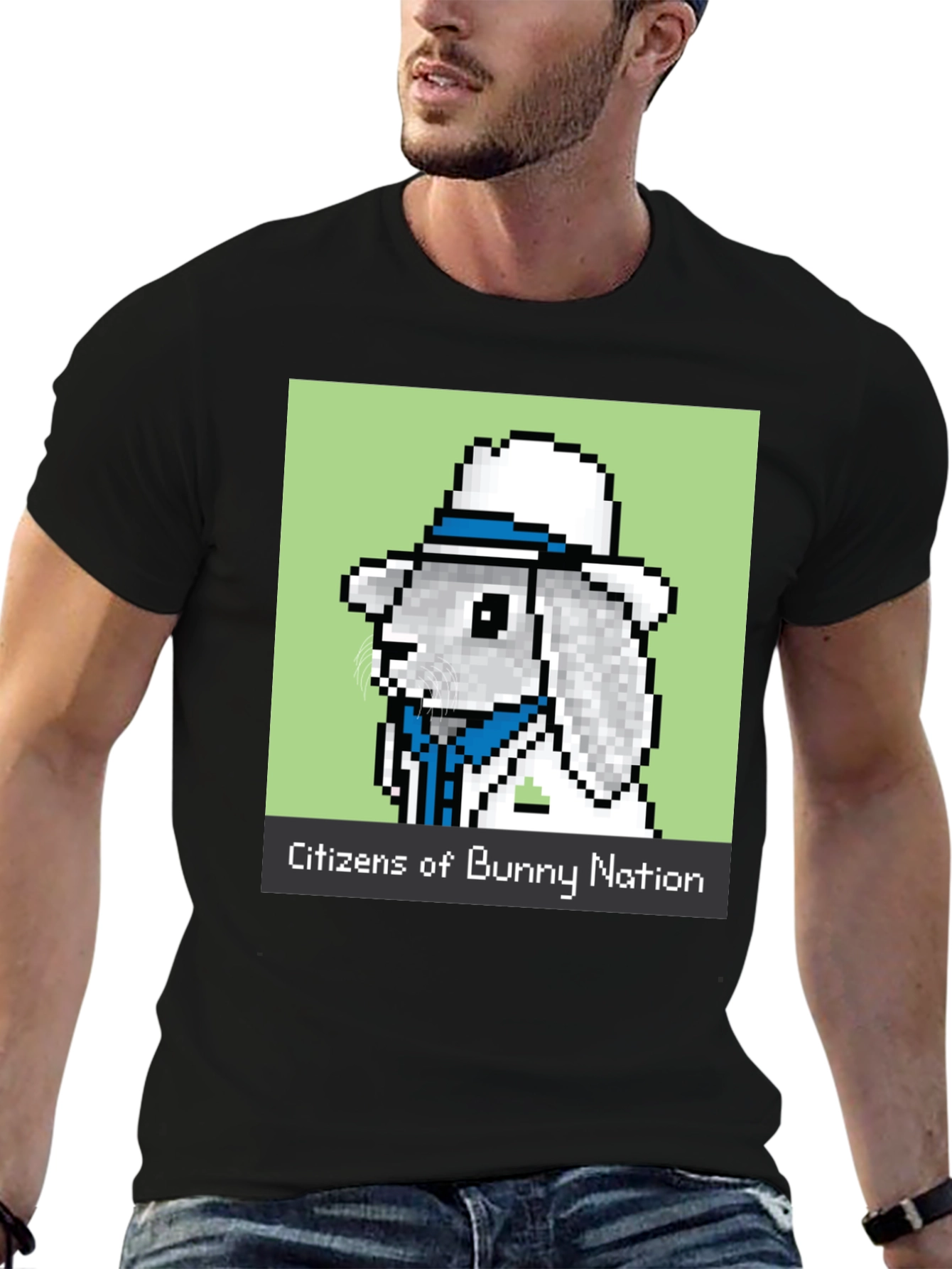 Citizens of Bunny Nation Black T-Shirt