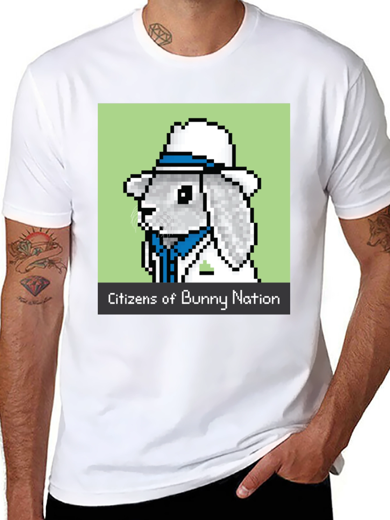 Citizens of Bunny Nation Black T-Shirt