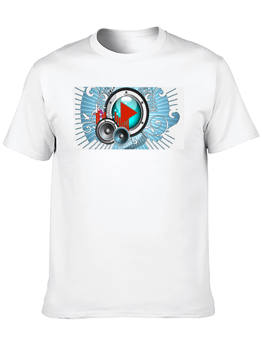 Music Graphic Tee - Black