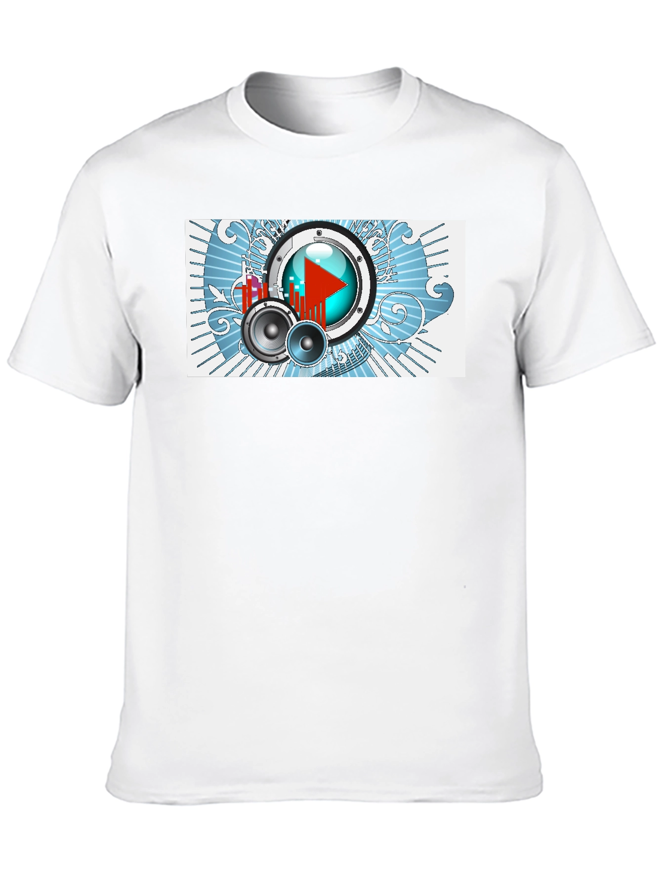 Music Graphic Tee - Black