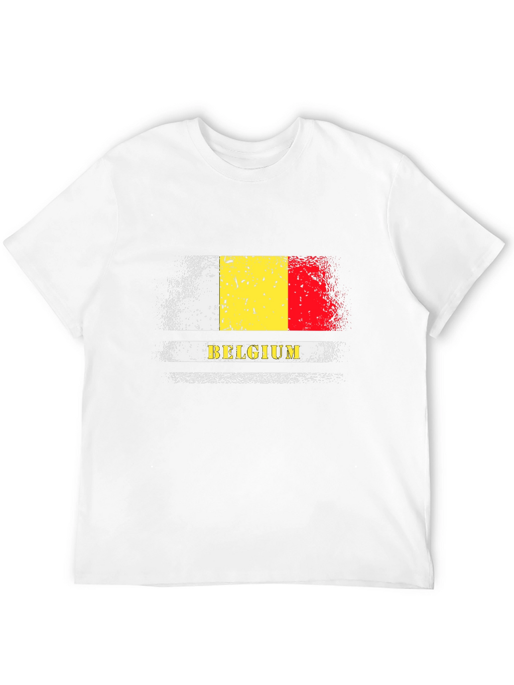 Belgium Flag T-Shirt - Black