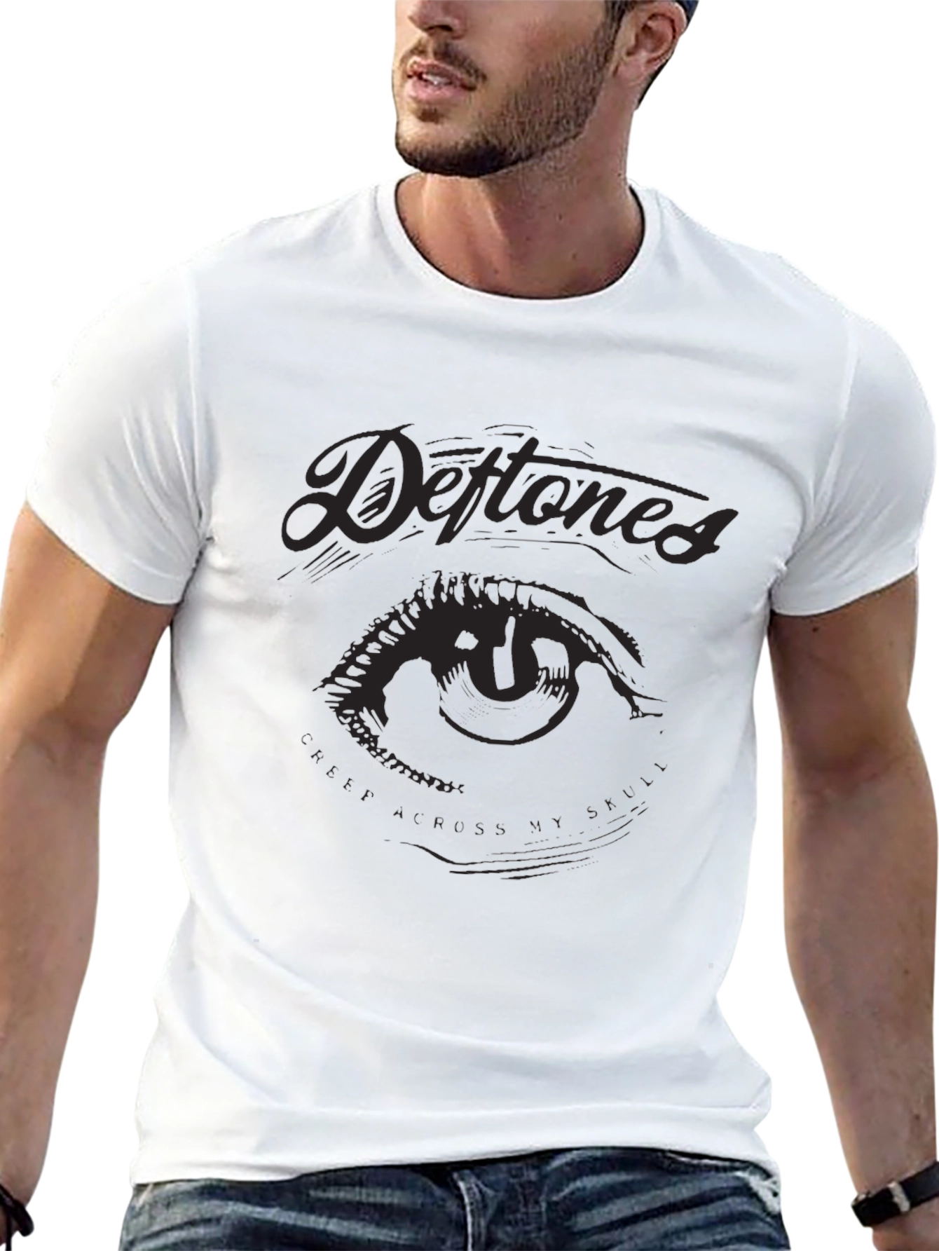 Deftones Eye Graphic Black T-Shirt