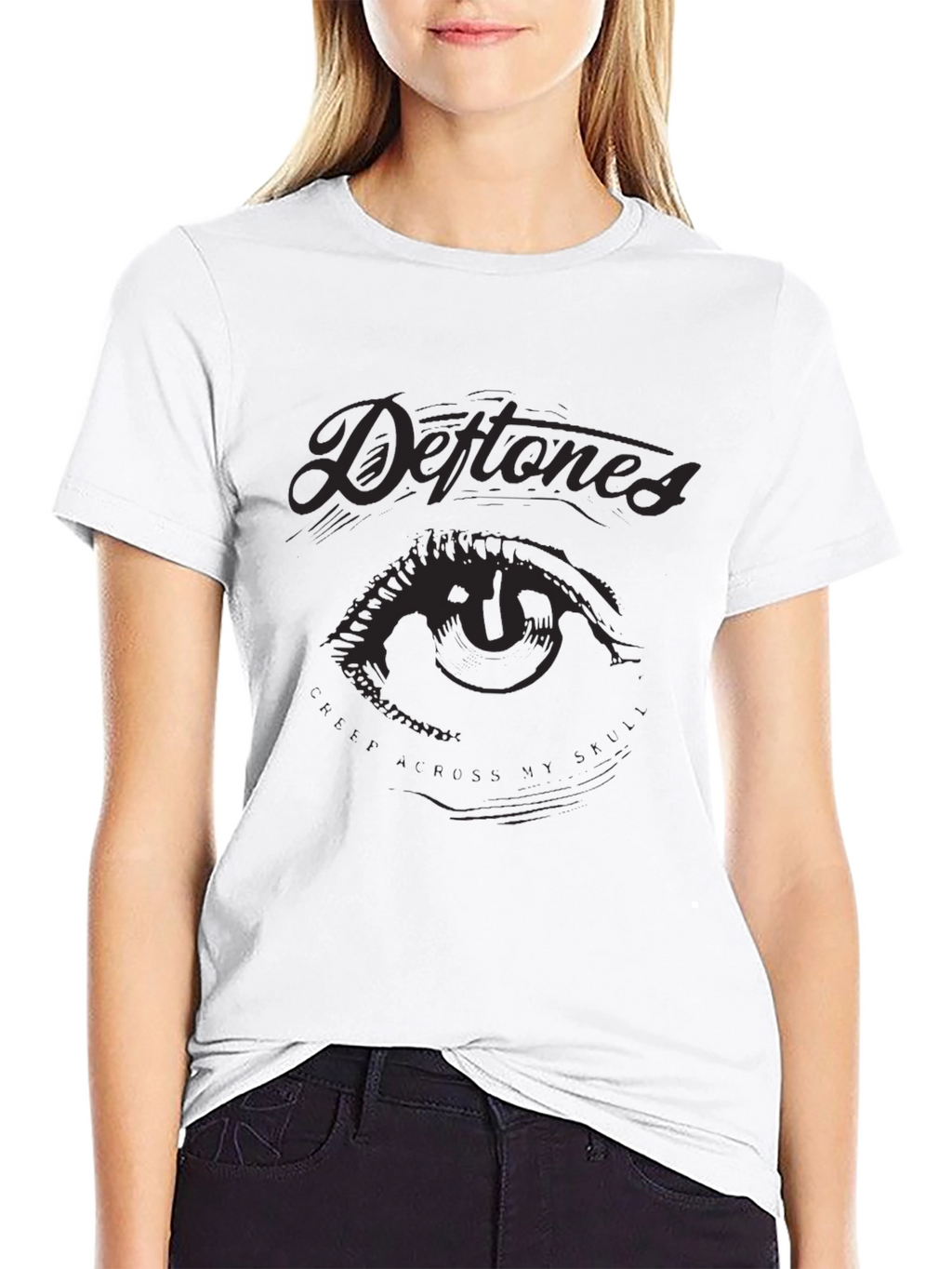 Deftones Eye Graphic Black T-Shirt