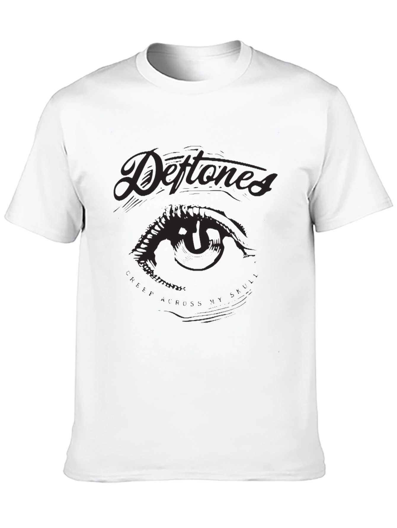 Deftones Eye Graphic Black T-Shirt
