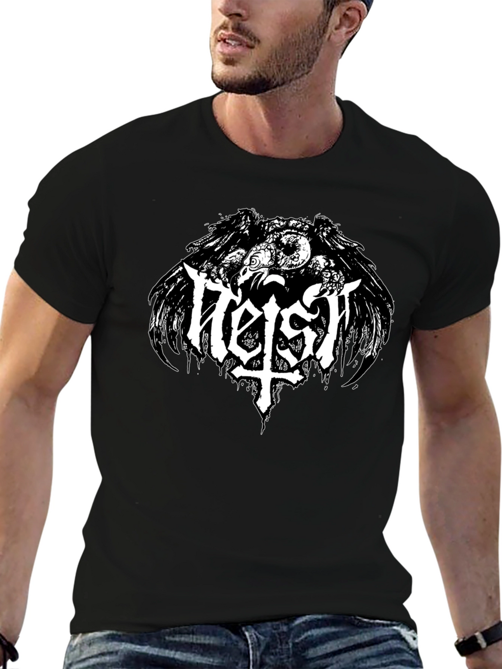 Heist Black Metal Band T-Shirt - Dark Graphic Tee