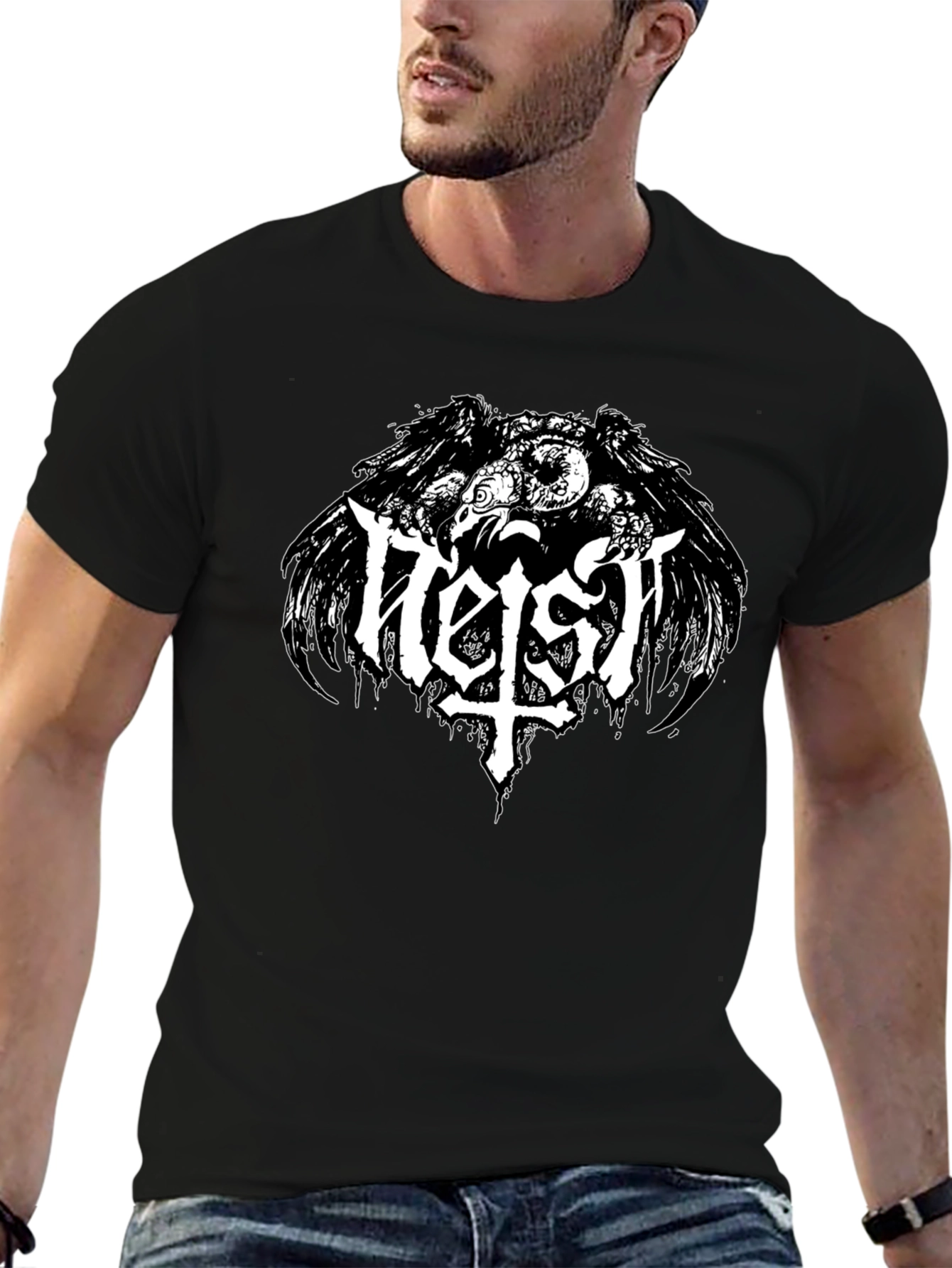 Heist Black Metal Band T-Shirt - Dark Graphic Tee