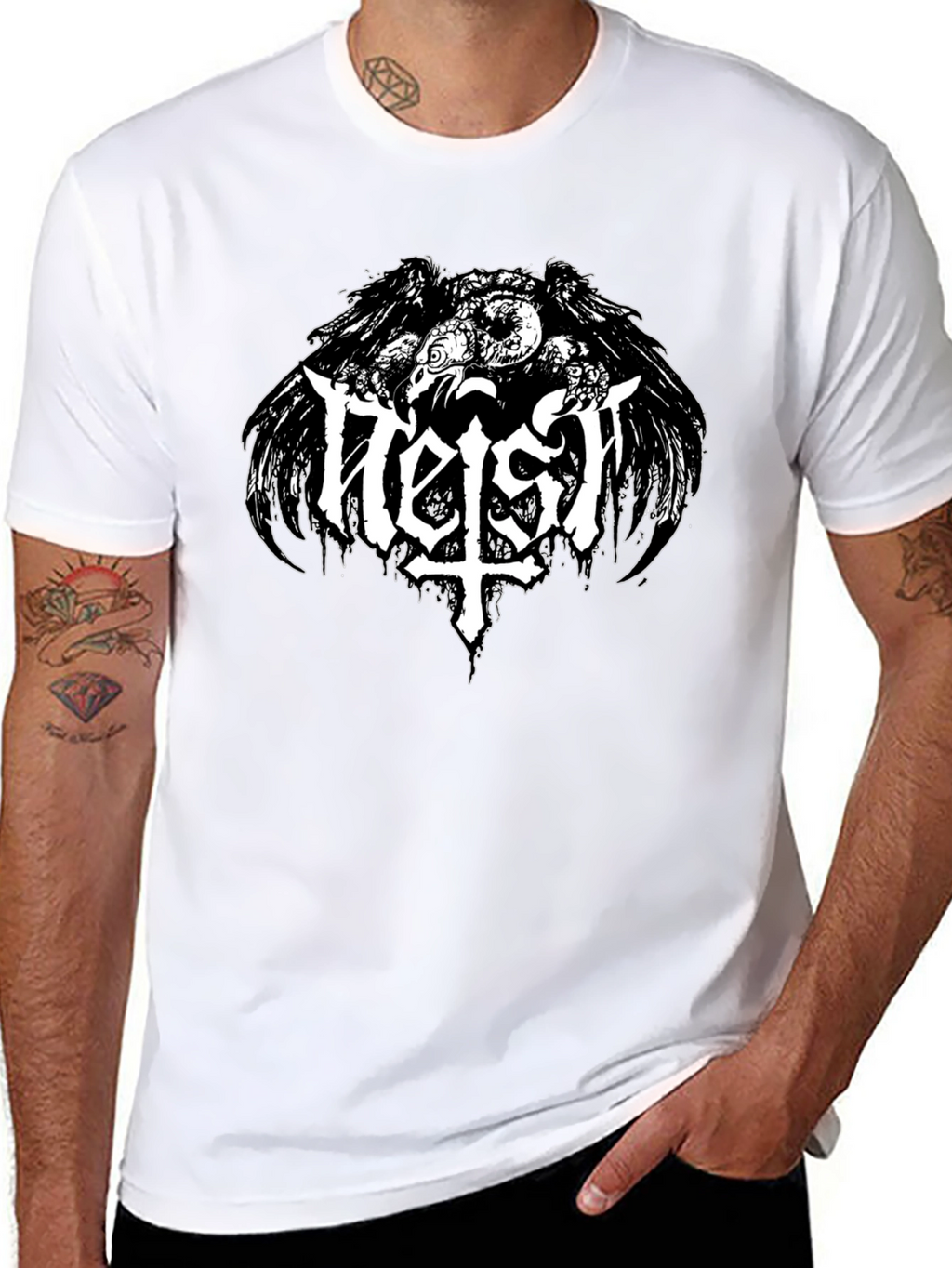 Heist Black Metal Band T-Shirt - Dark Graphic Tee