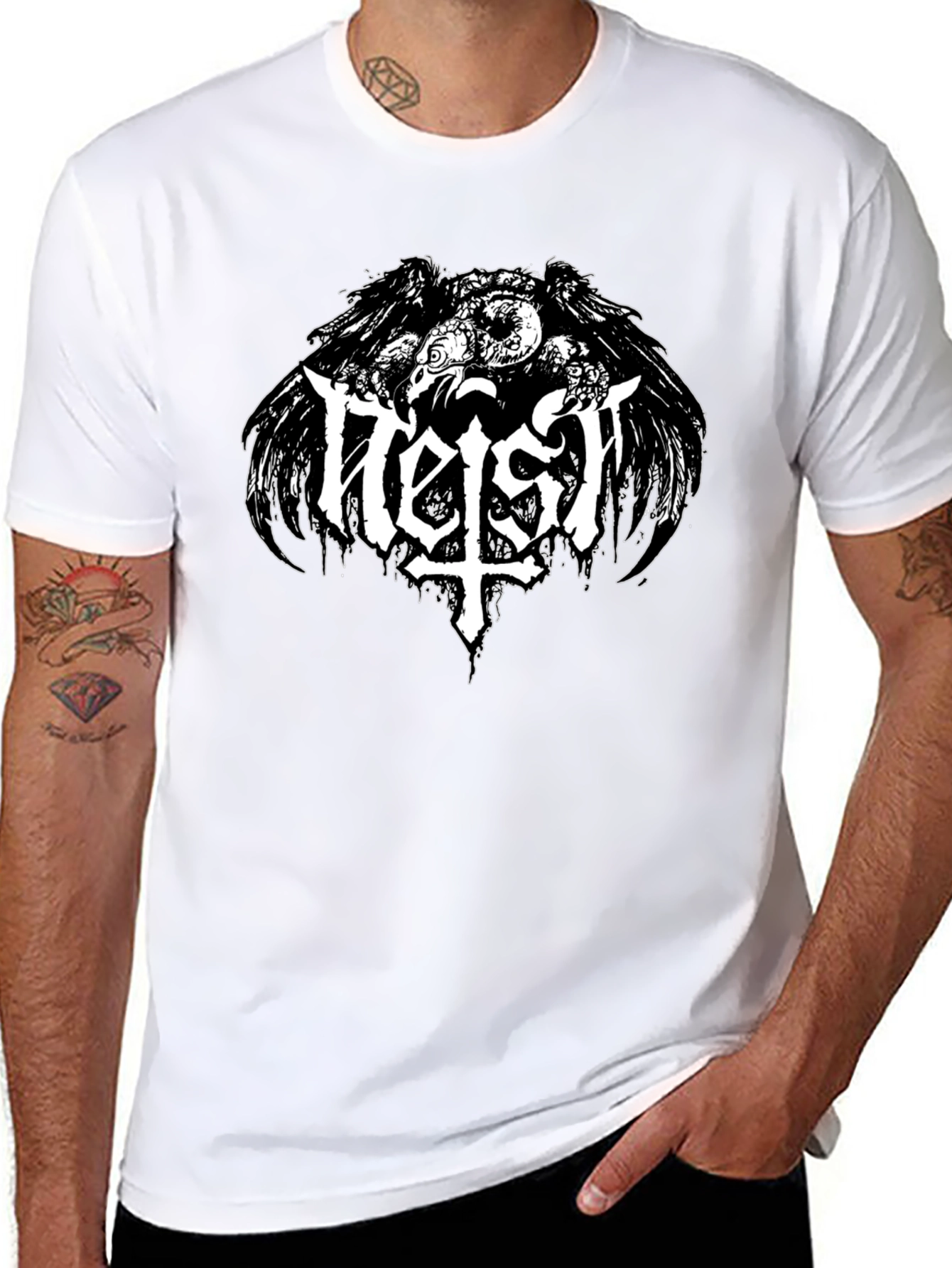 Heist Black Metal Band T-Shirt - Dark Graphic Tee