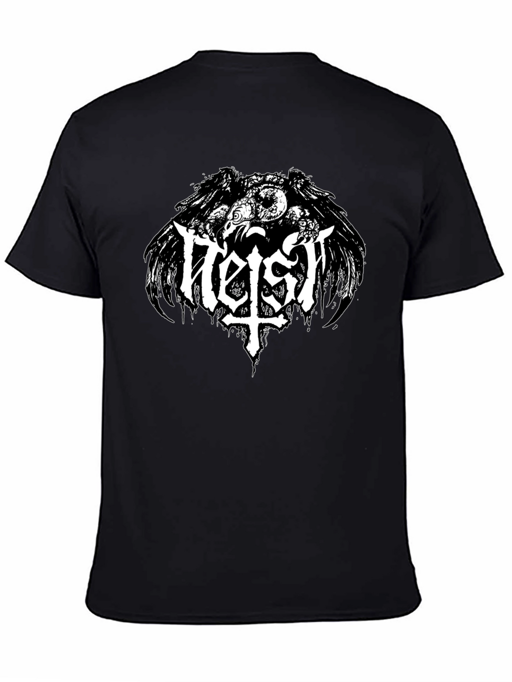Heist Black Metal Band T-Shirt - Dark Graphic Tee
