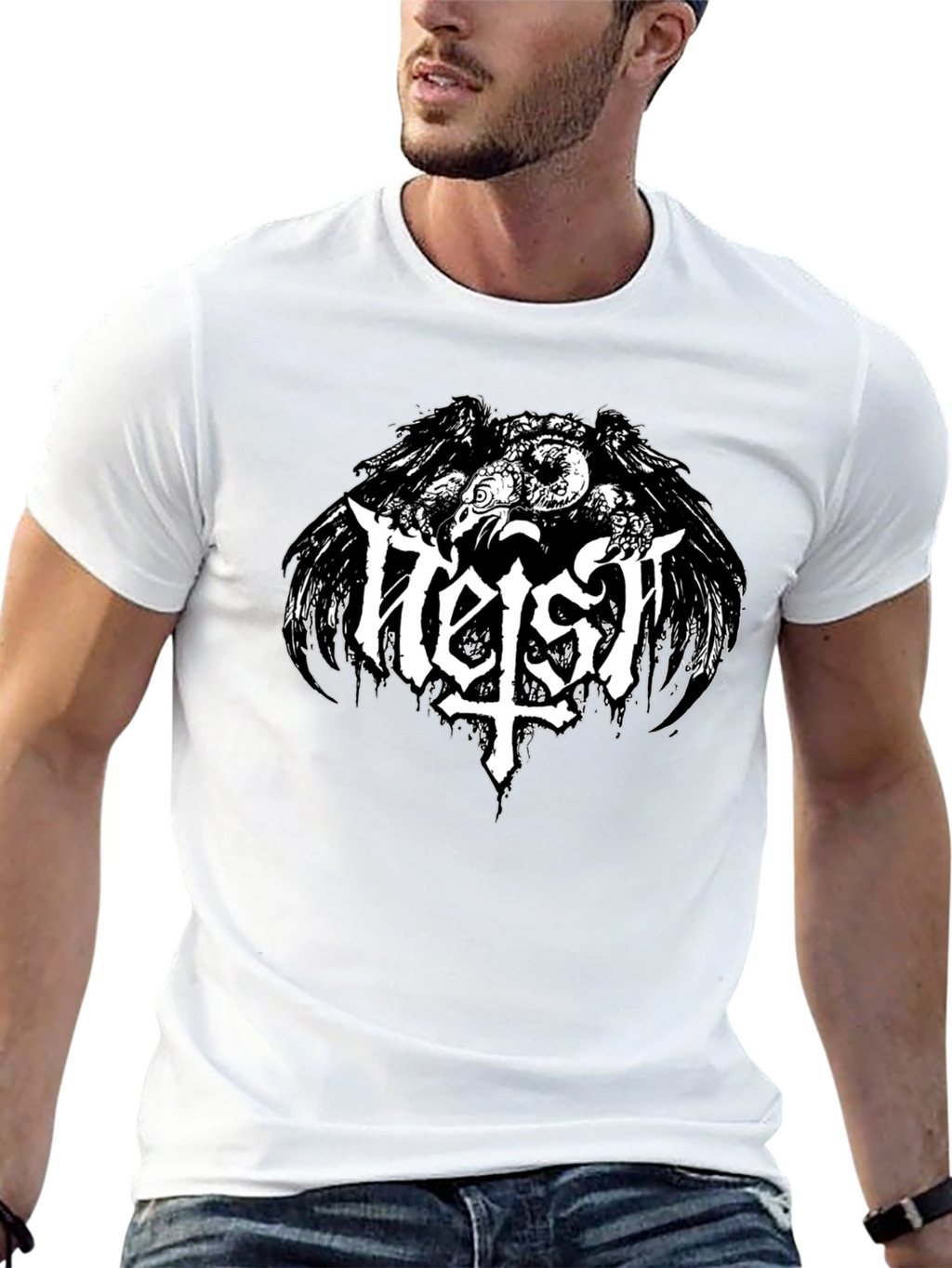 Heist Black Metal Band T-Shirt - Dark Graphic Tee