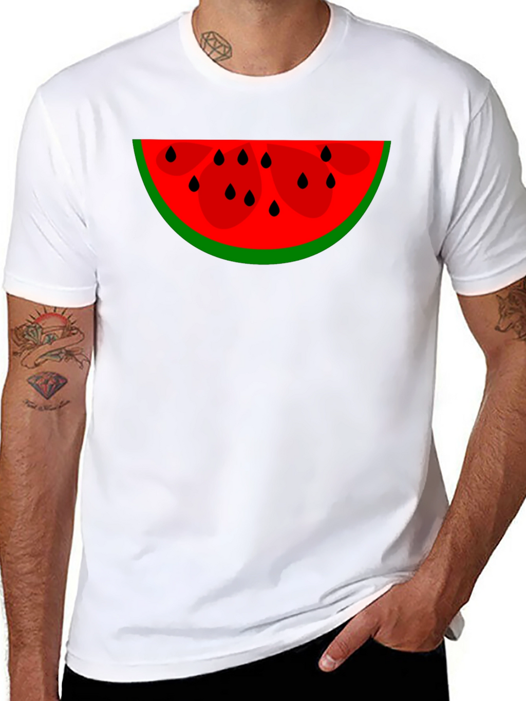 Watermelon Slice Graphic Tee - Summer Fun!