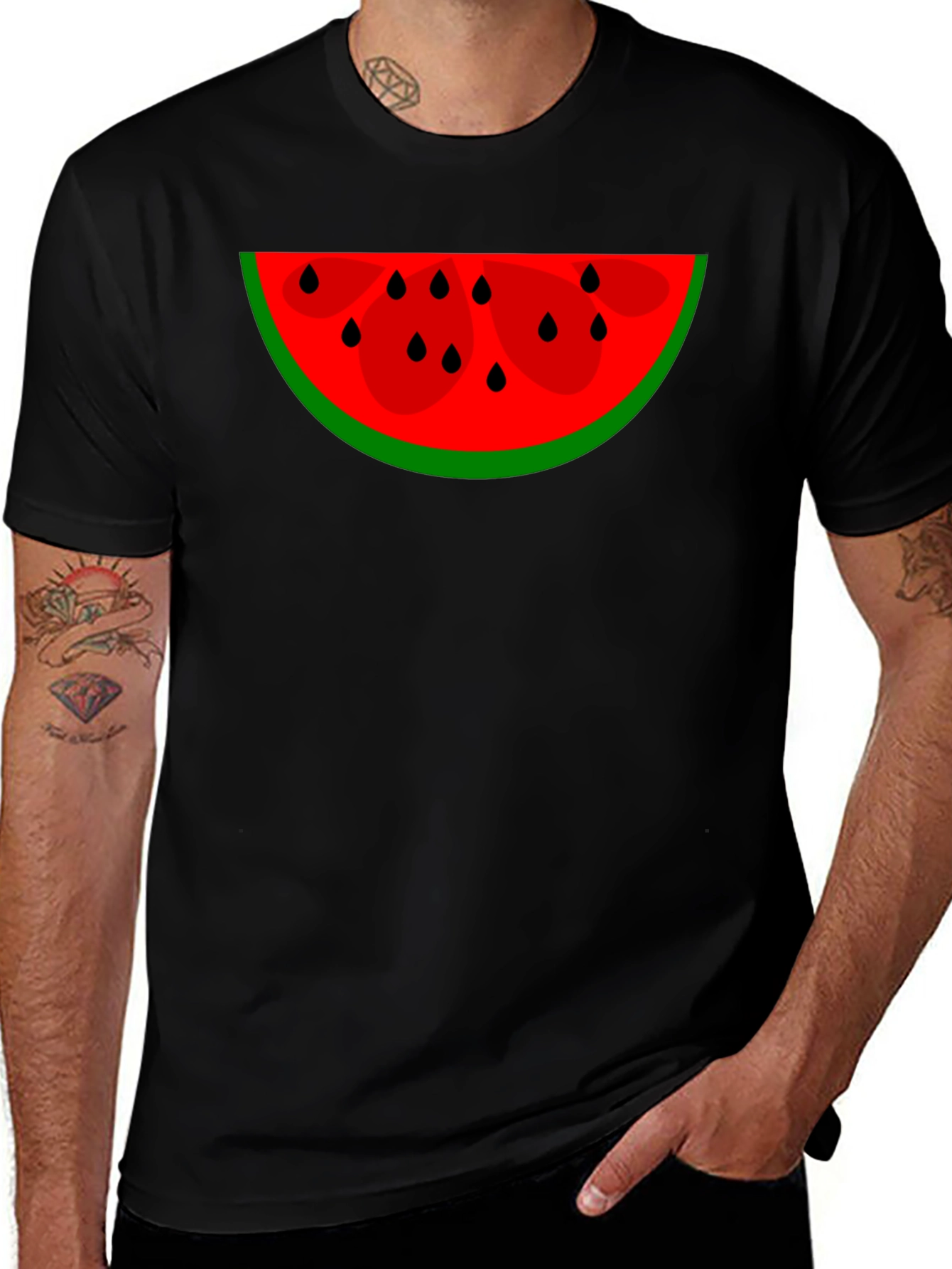 Watermelon Slice Graphic Tee - Summer Fun!