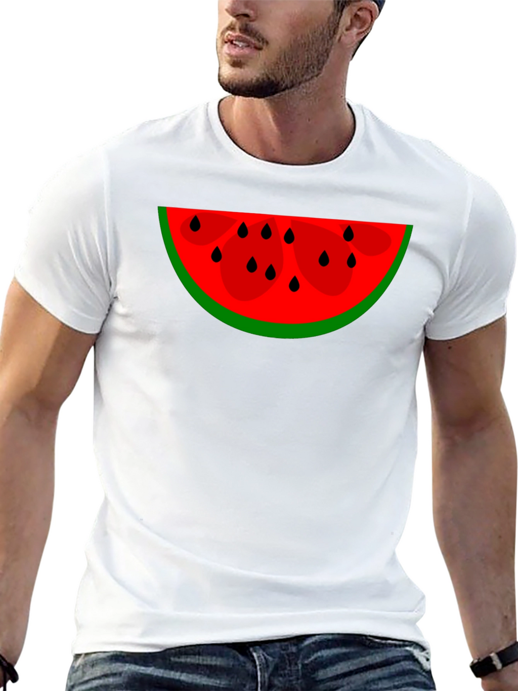Watermelon Slice Graphic Tee - Summer Fun!