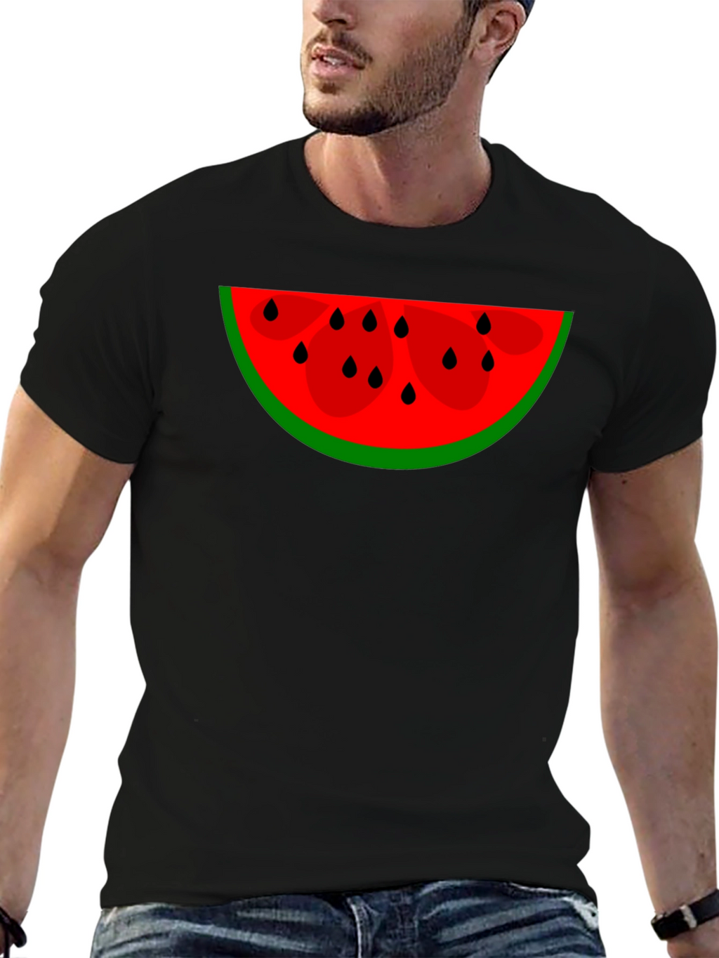Watermelon Slice Graphic Tee - Summer Fun!