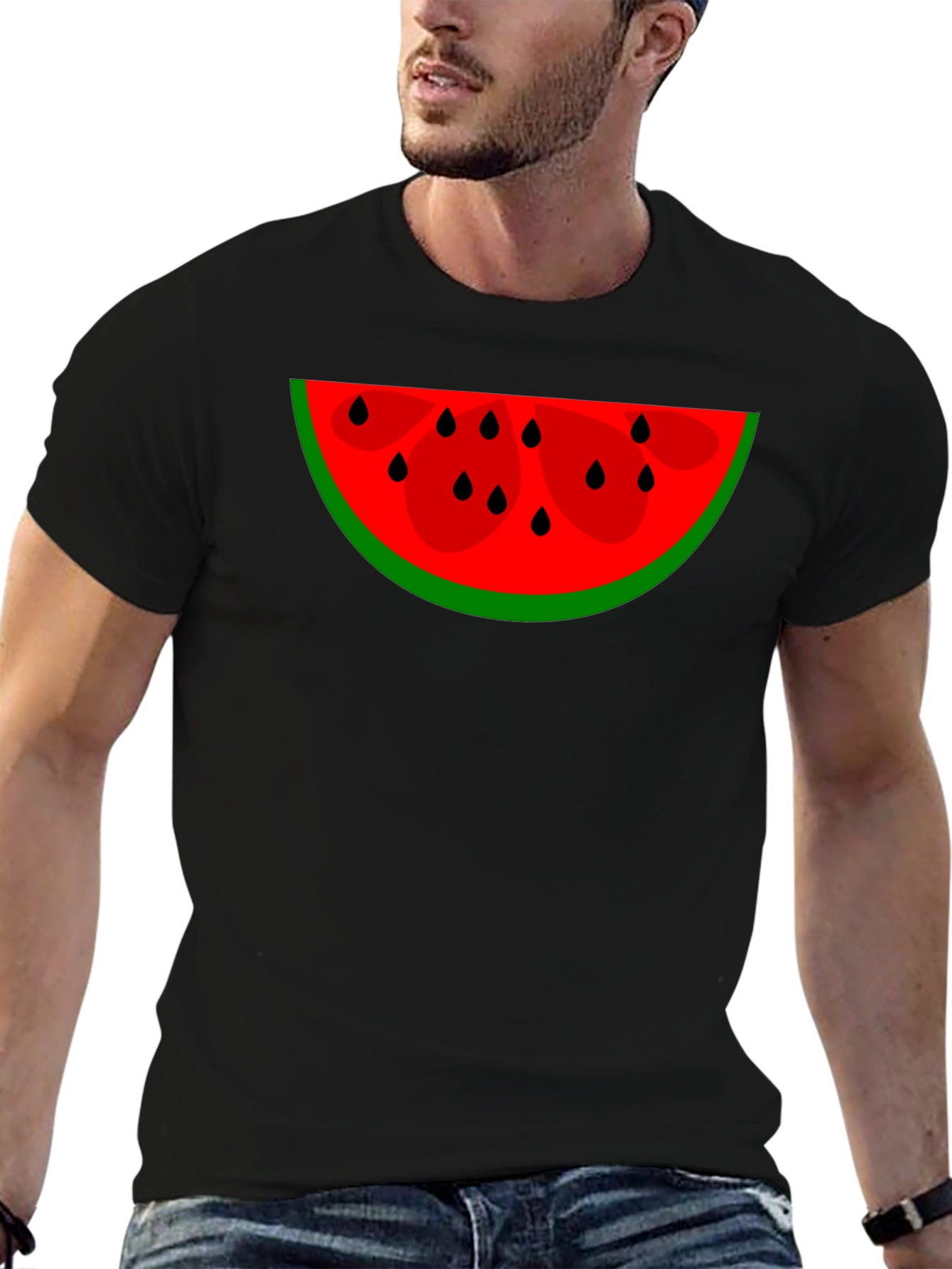 Watermelon Slice Graphic Tee - Summer Fun!