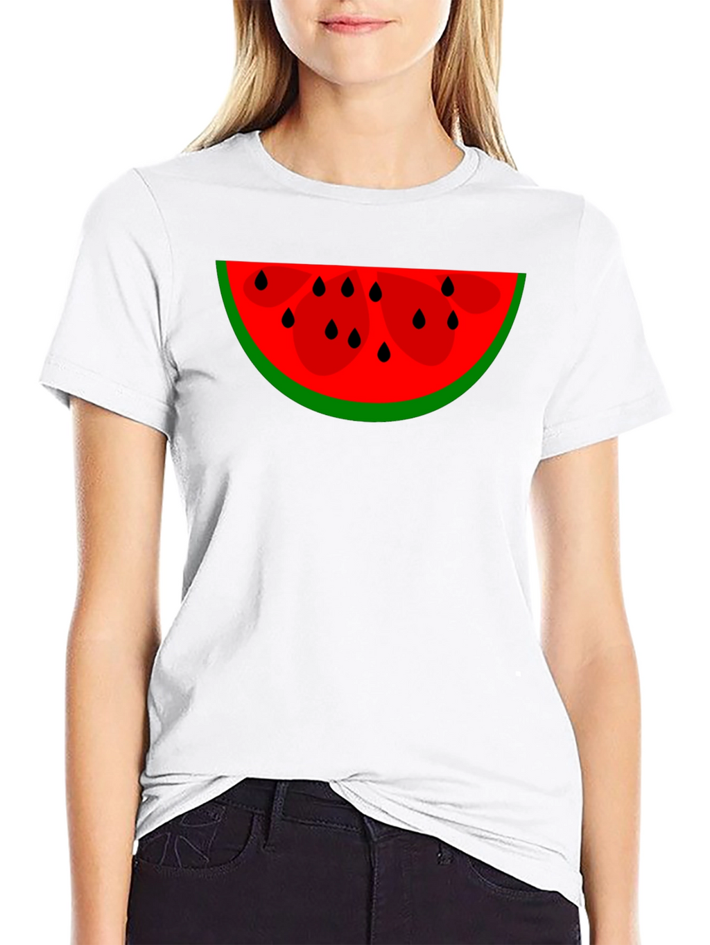 Watermelon Slice Graphic Tee - Summer Fun!